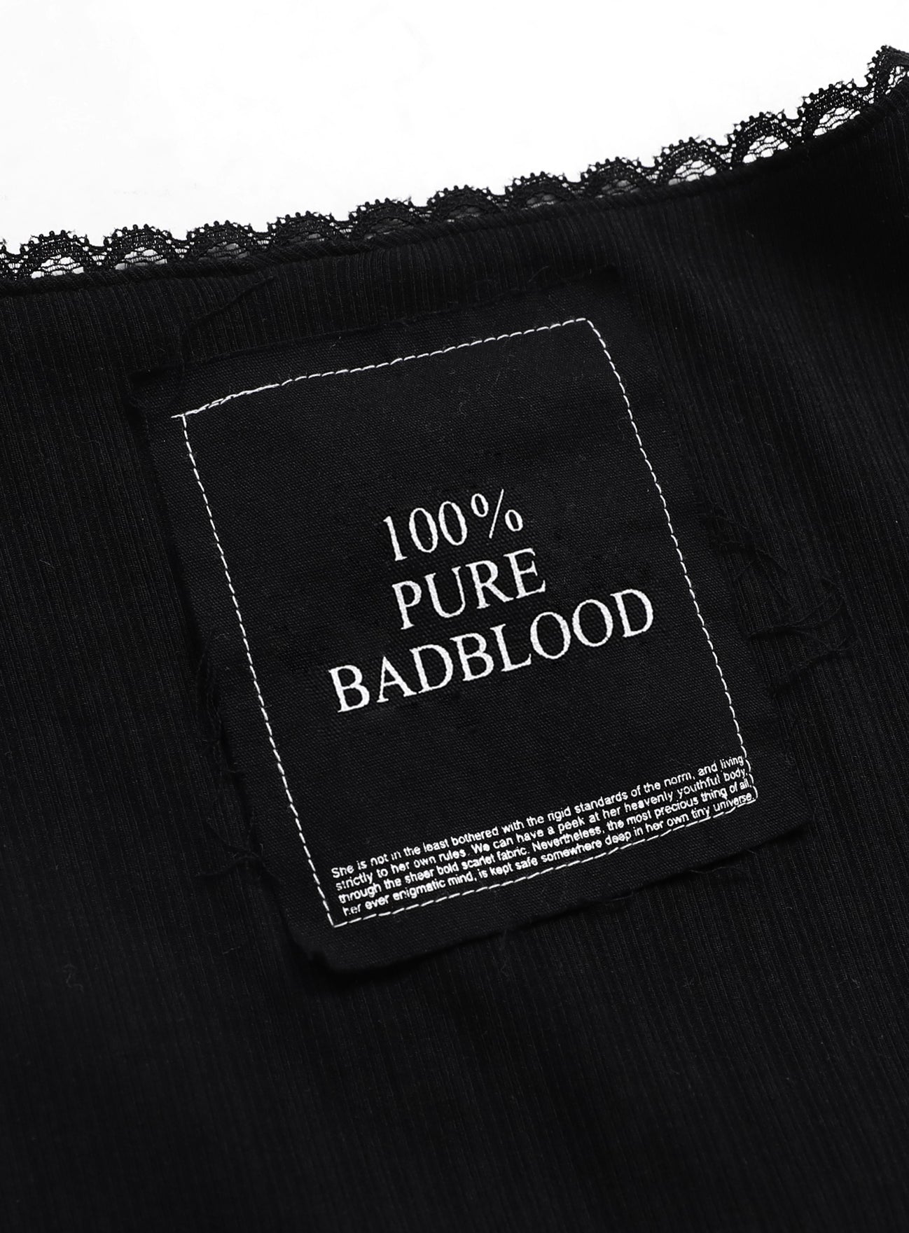 Don't Be Scared Tie Cardigan - Black