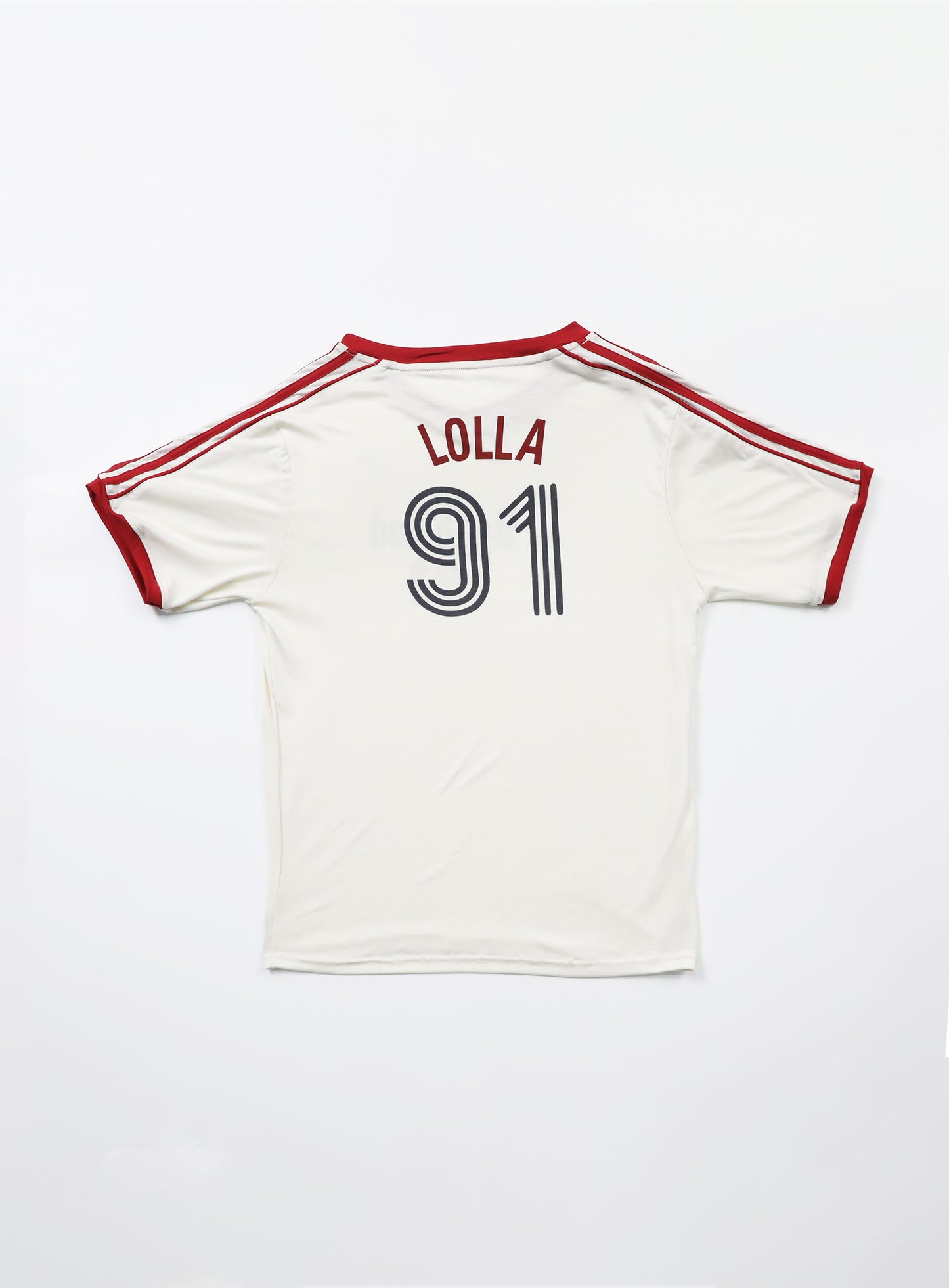 Vintage Club V-Neck Jersey T-Shirt - Cream