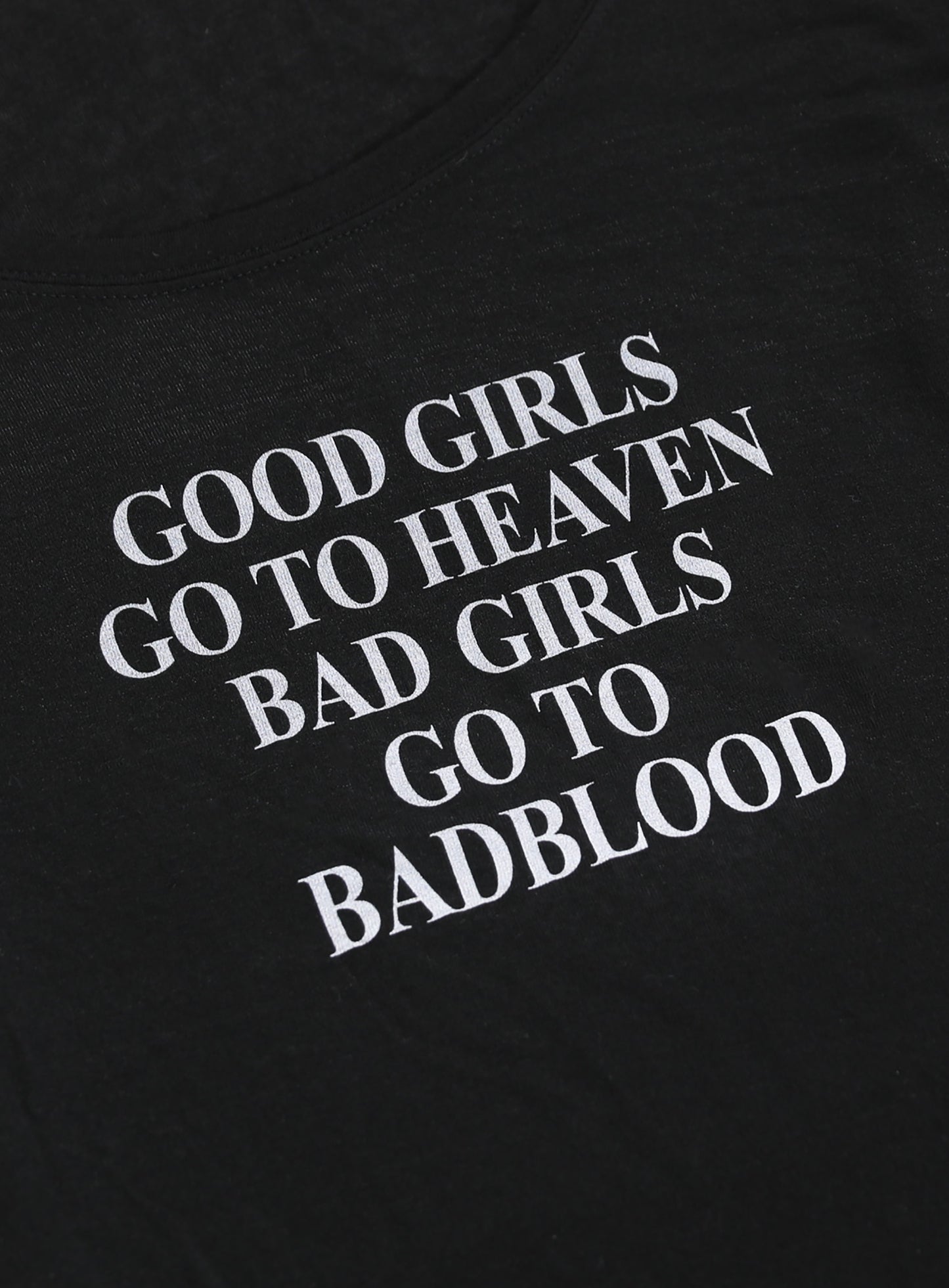 Bad Girls Loose Fit Top - Black