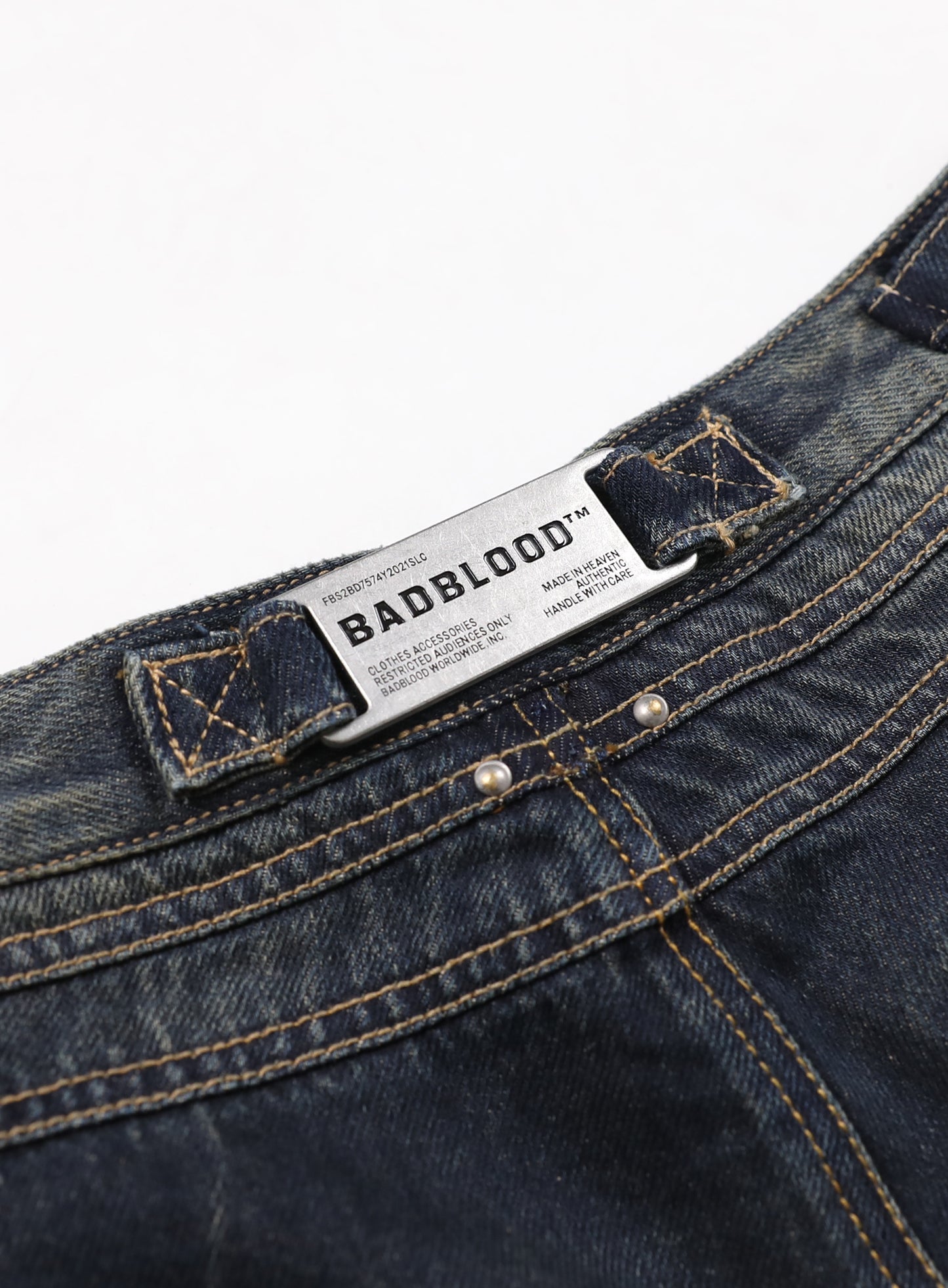 Aquila Denim Wide Flare Pants – Rusty Blue