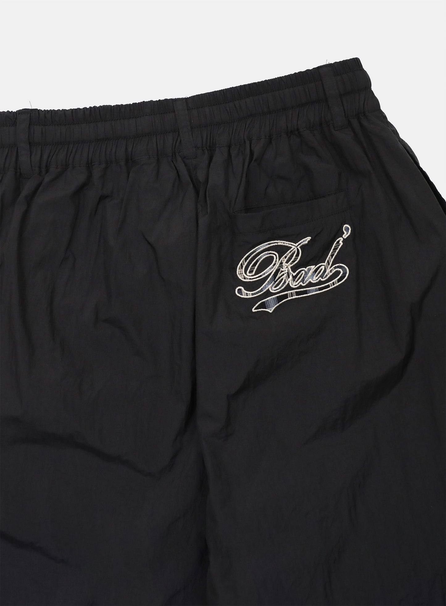 Vintage Club Nylon Reversible Track Pants - Check Blue