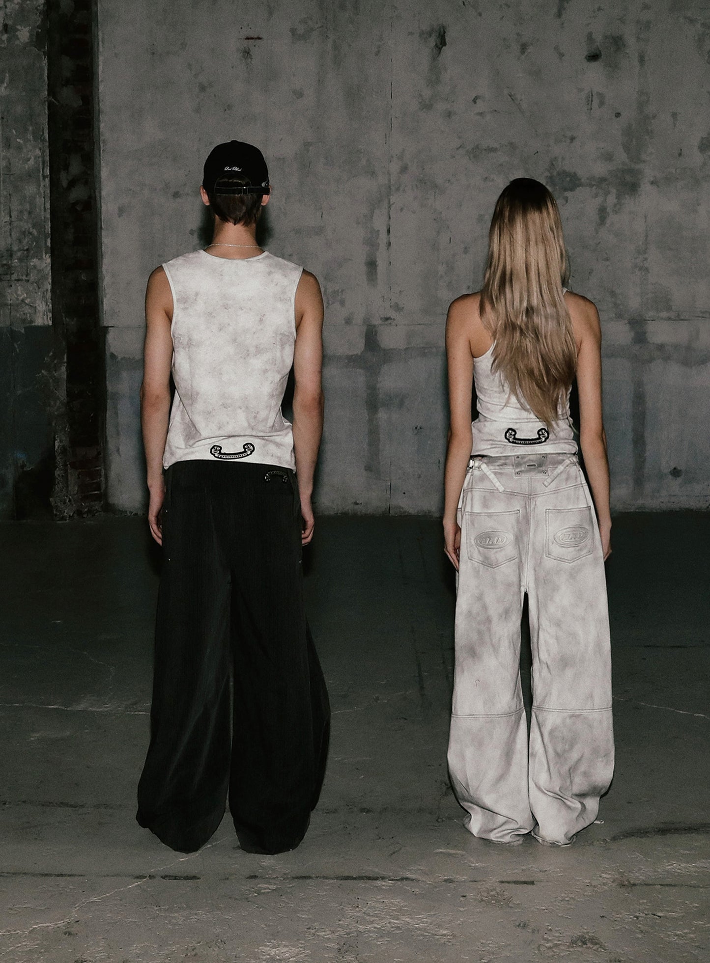 Squad Convex Pants - Denim White