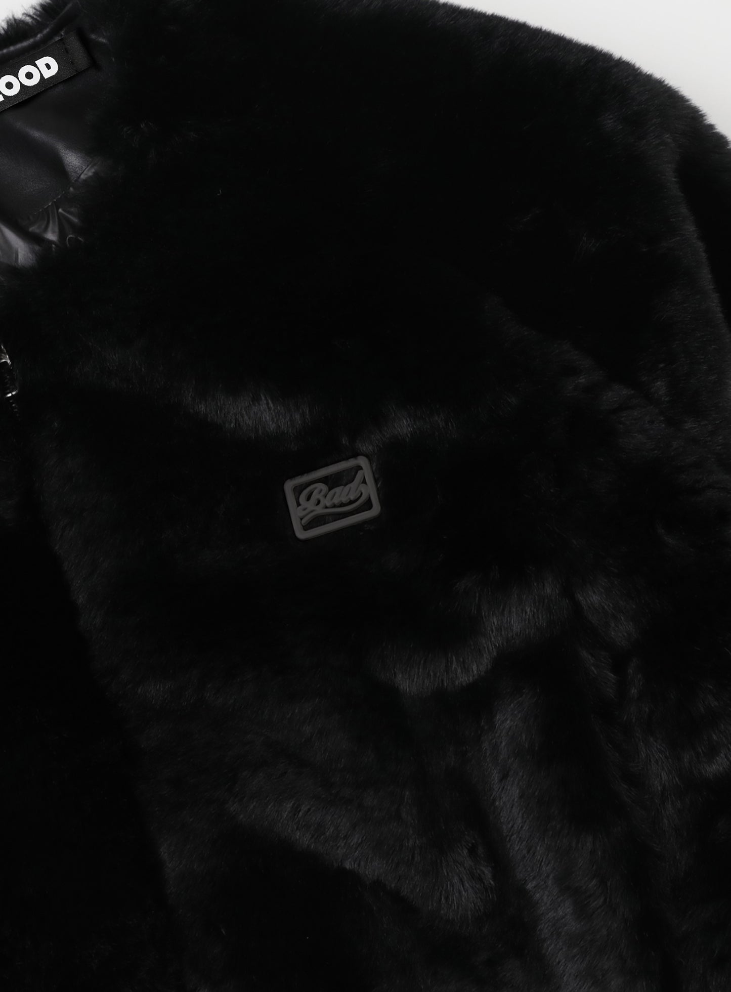 Beyond Soft Collarless Fur Jacket - Black