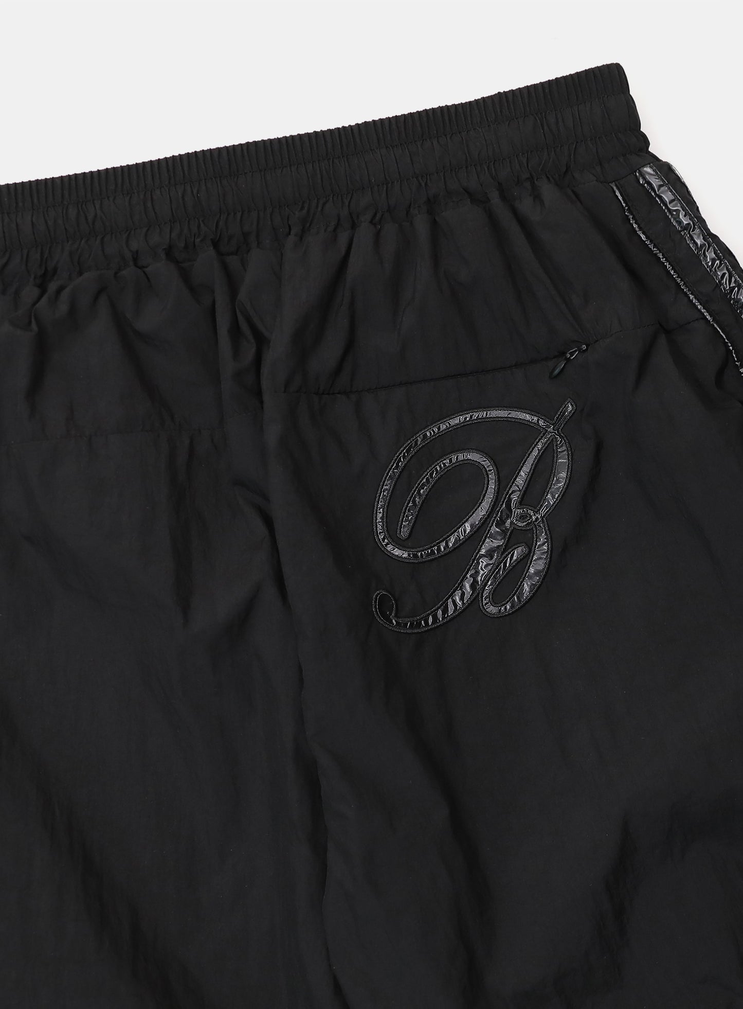 Dark Billy Nylon Bermuda Pants - Black