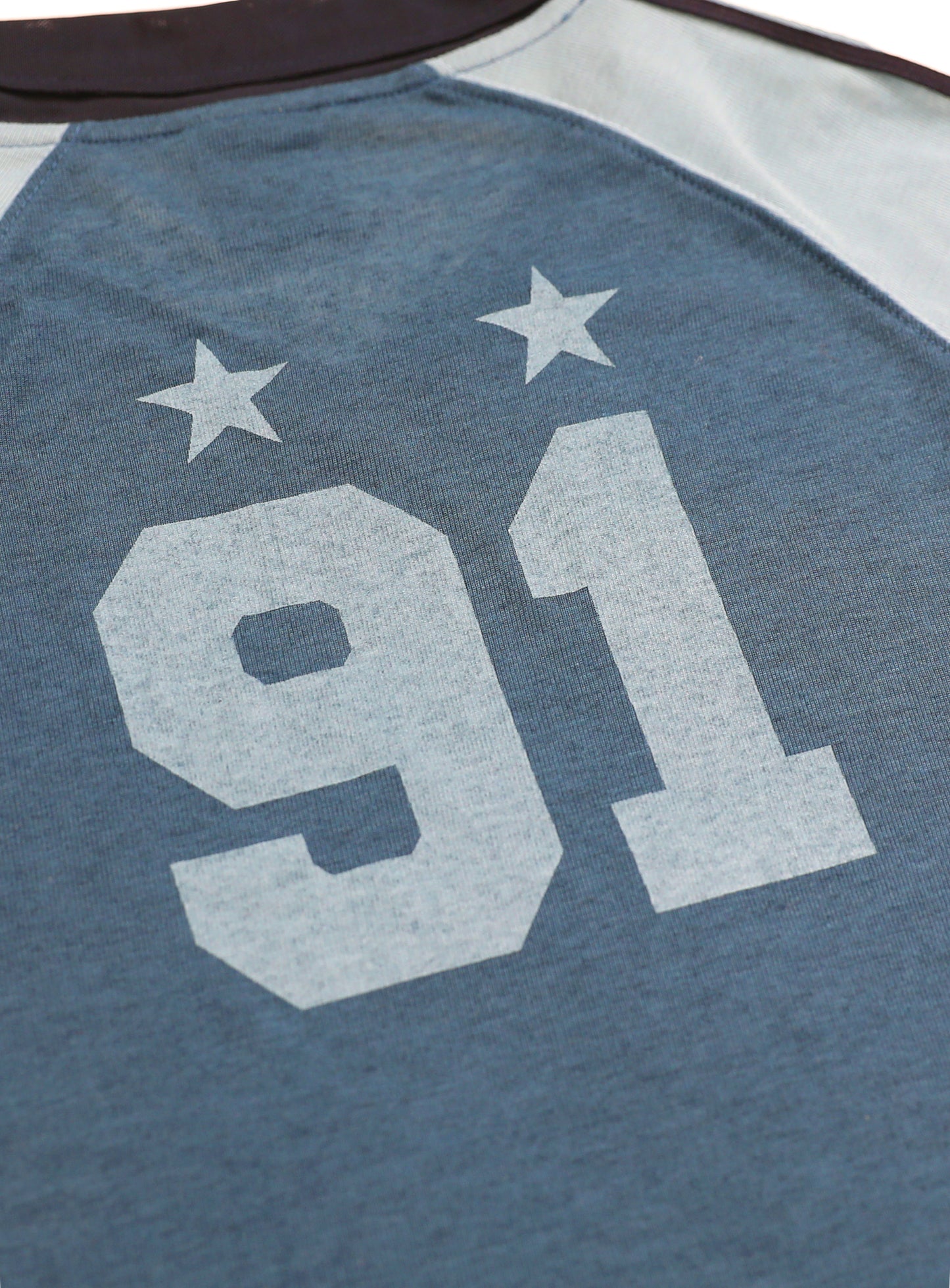 Nadja Jersey Top - Sand/Blue