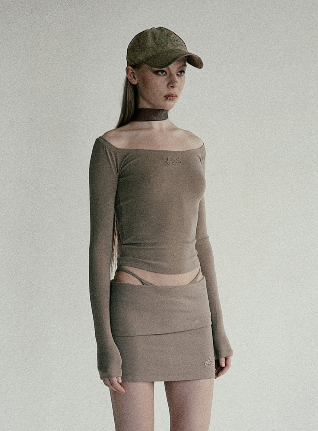 Beyond Soft Off-Shoulder Top - Tobacco