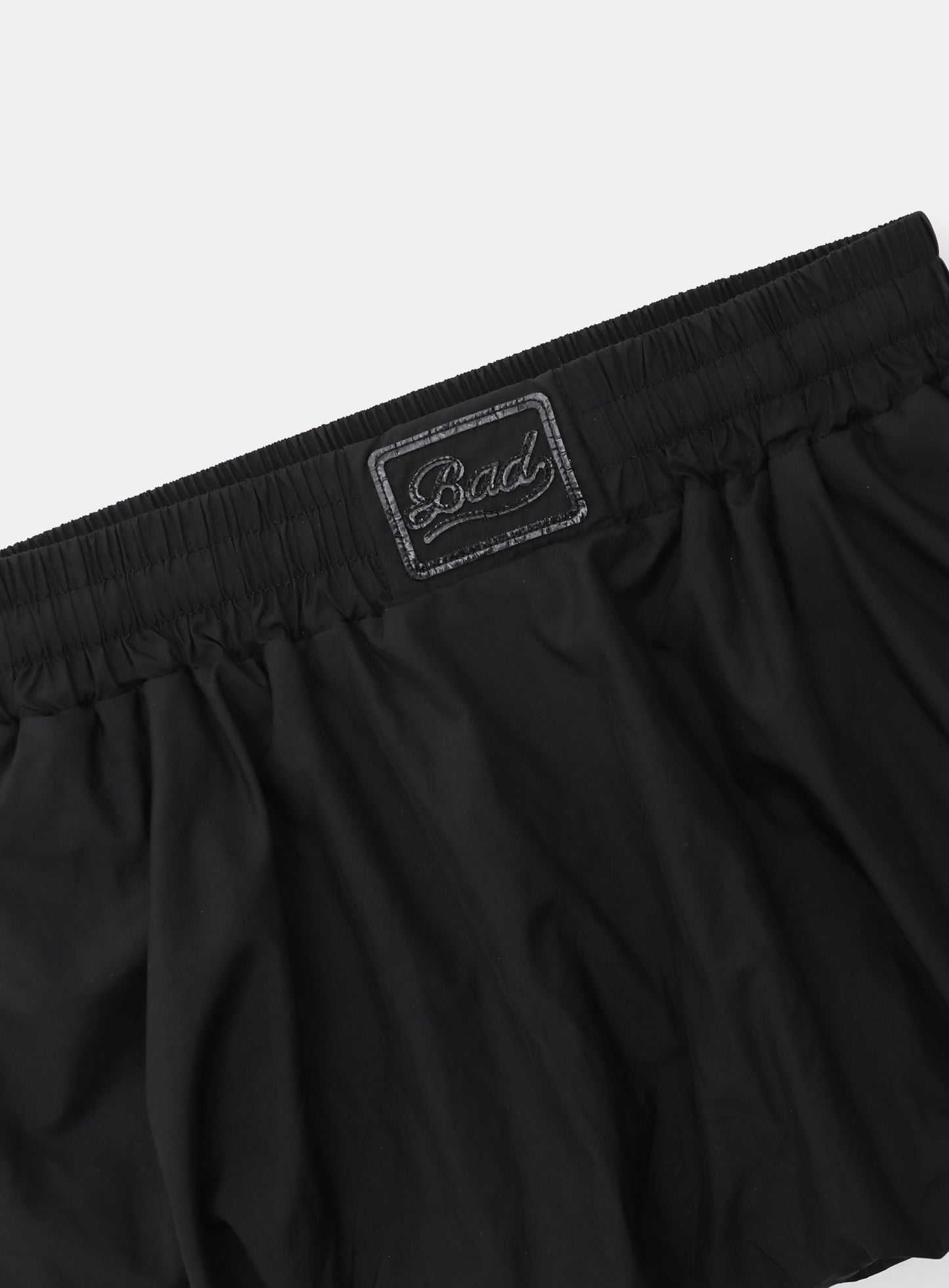 Dark Billy Nylon Balloon Mini Skirt - Black