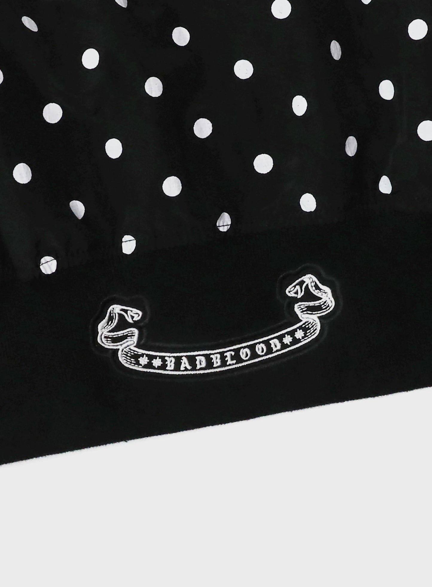 Mystic Billy Nylon Track Jacket - Black Dot