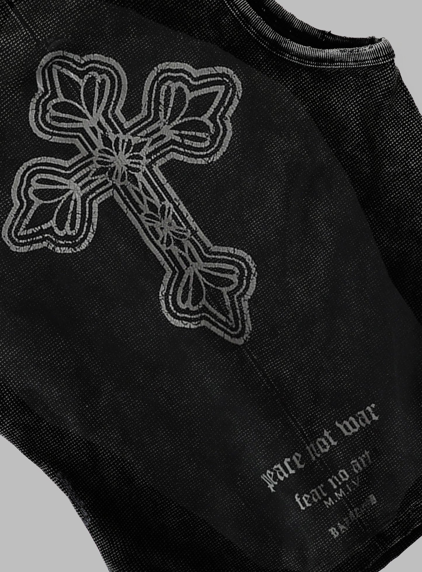 PEACE NOT WAR Tank - Dusty Black