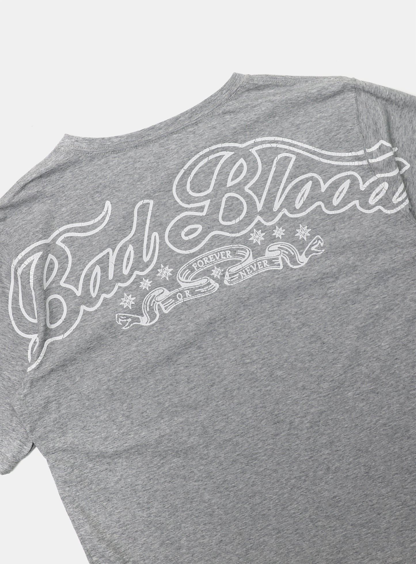 Mystic 1/2 Print T-Shirt Slim Fit - Grey