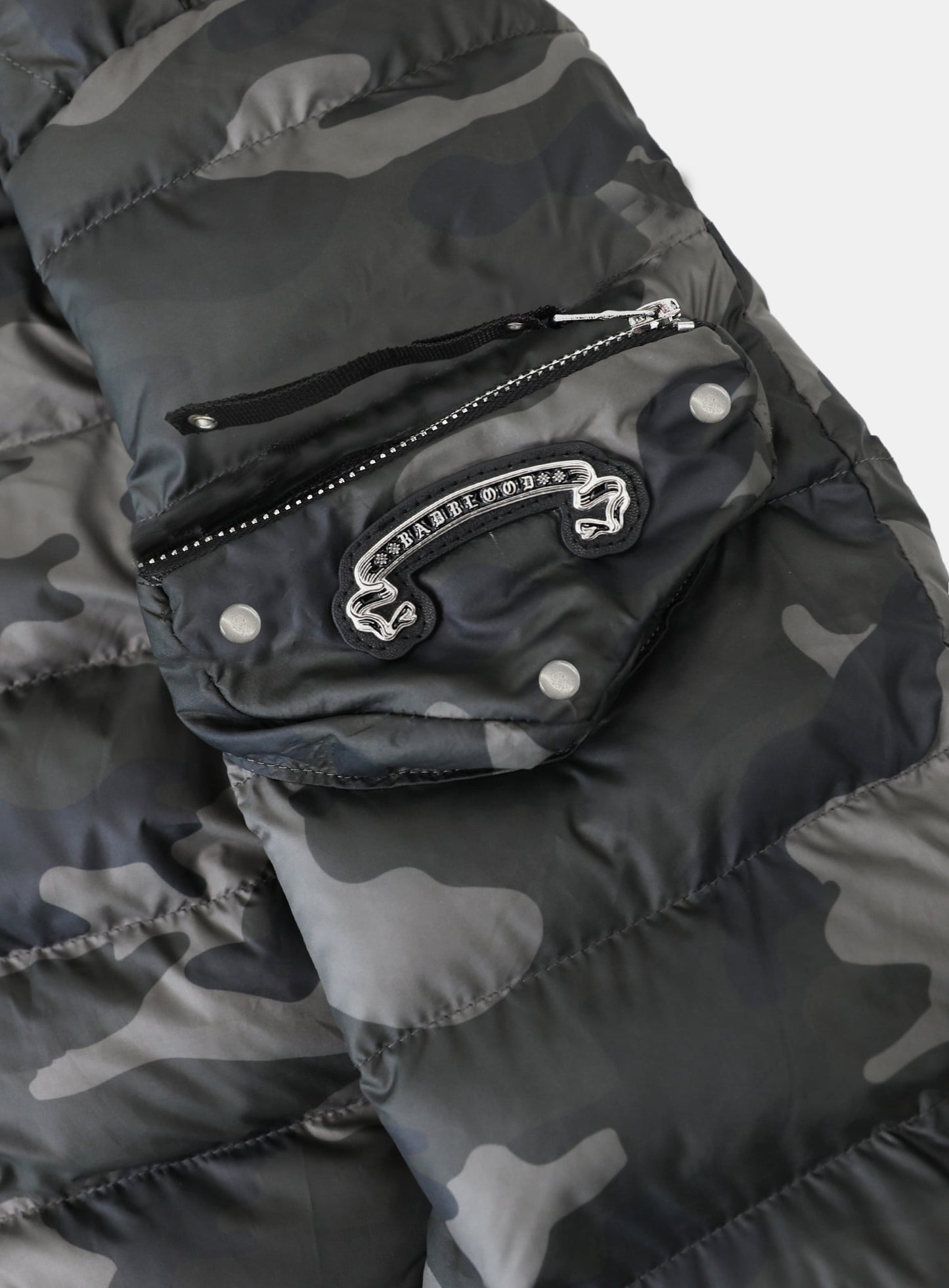 Viper 31-1 Lightweight Hooded Puffer - Grey Camo