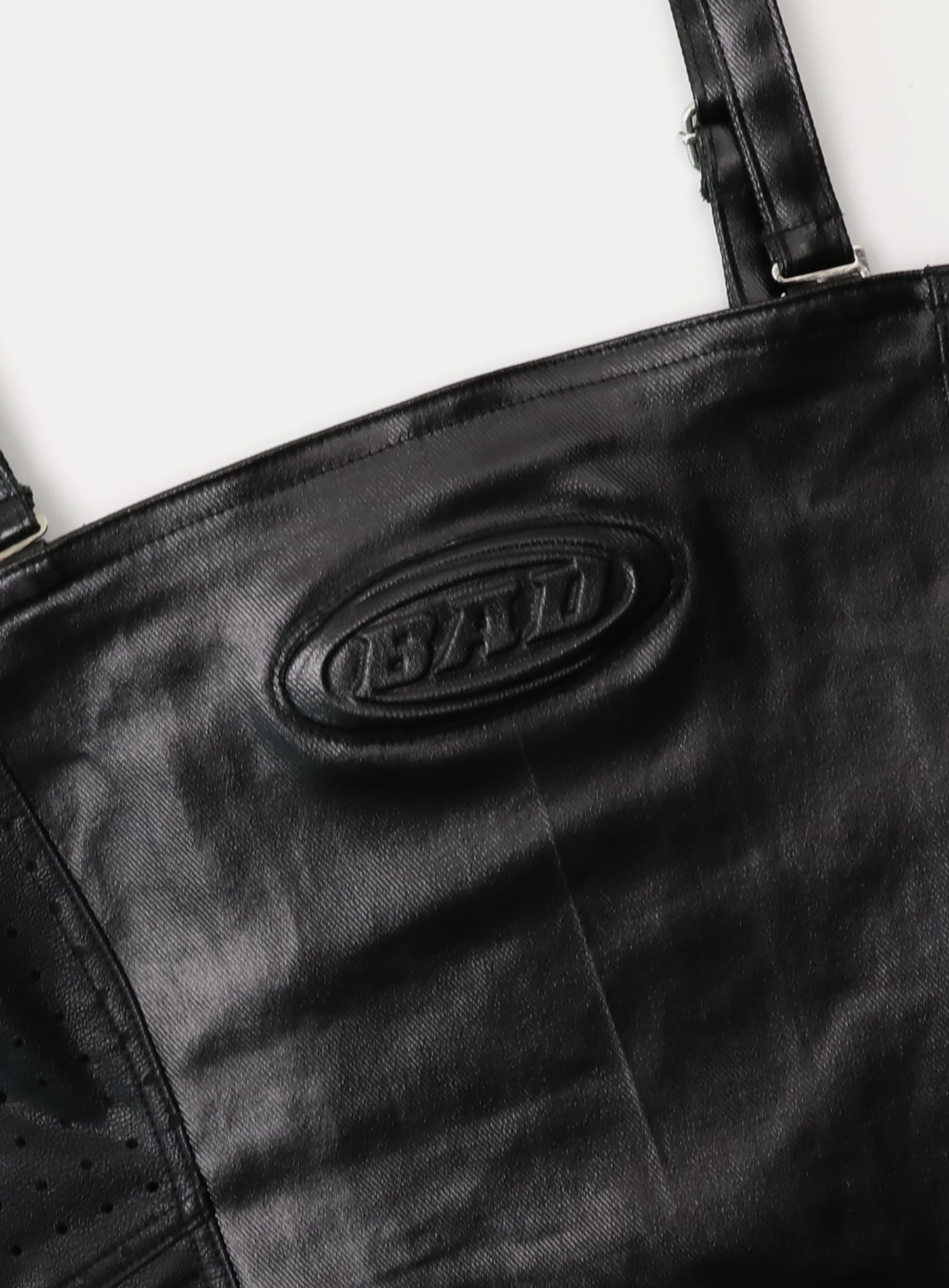 Squad Bustier - Coated Black