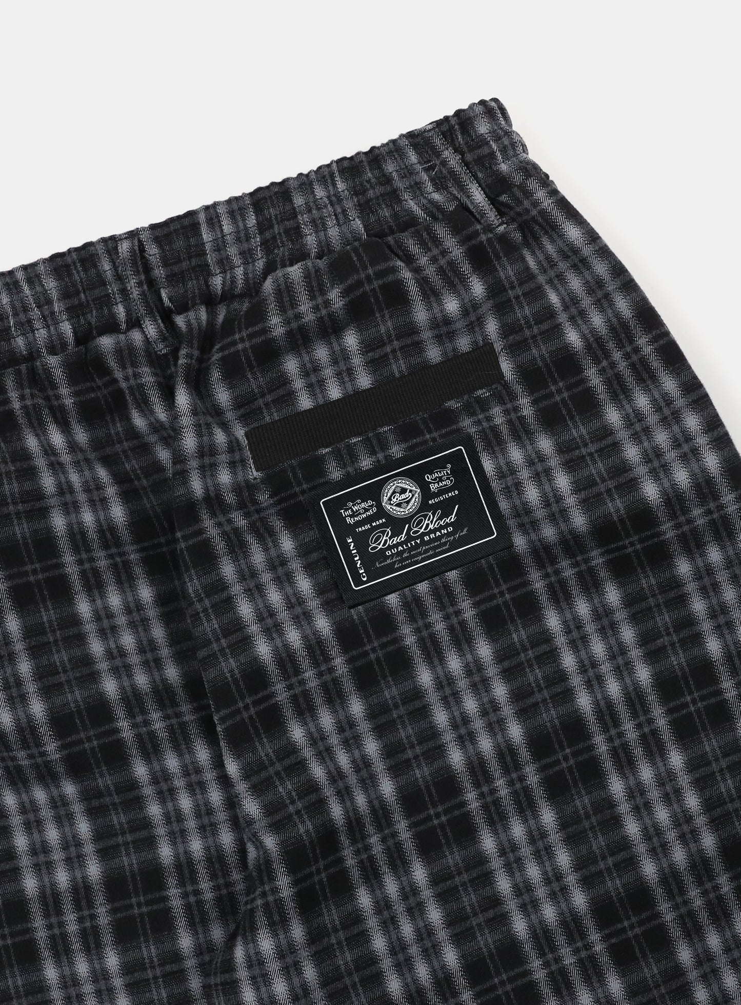 Classic Check 2 Way Jogger Trousers - Black