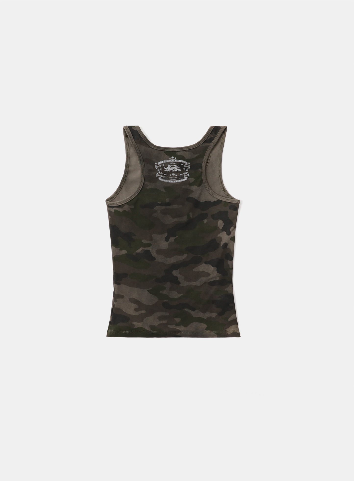 Mystic Tank Slim Fit - Green Camo