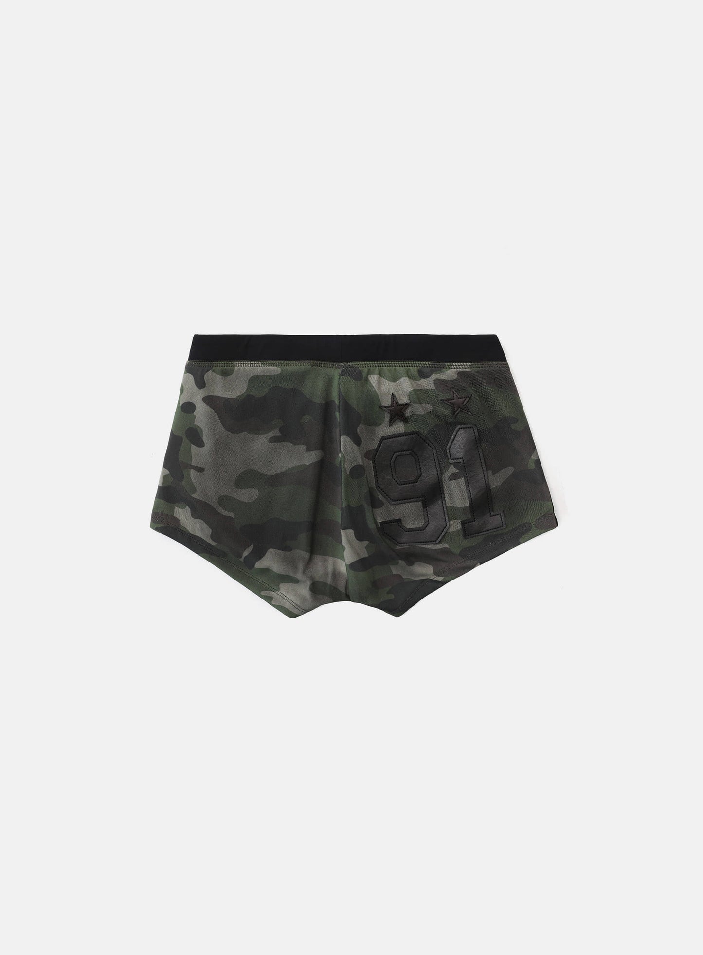 Vintage Club Boy Shorts - Green Camo