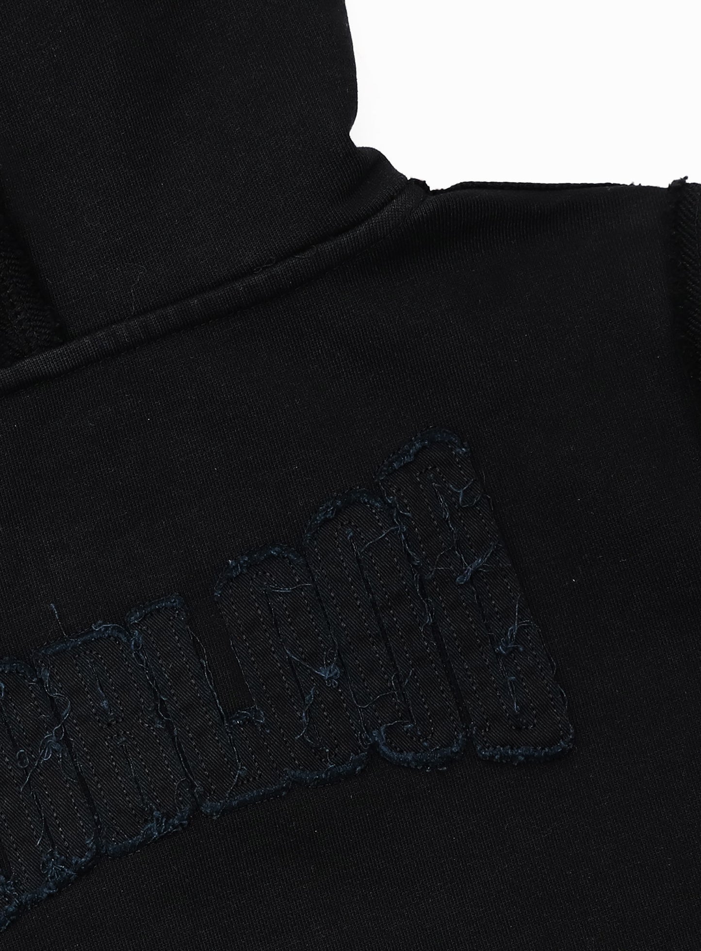 Low Edge Hooded Zip-Up Slim Fit - Black