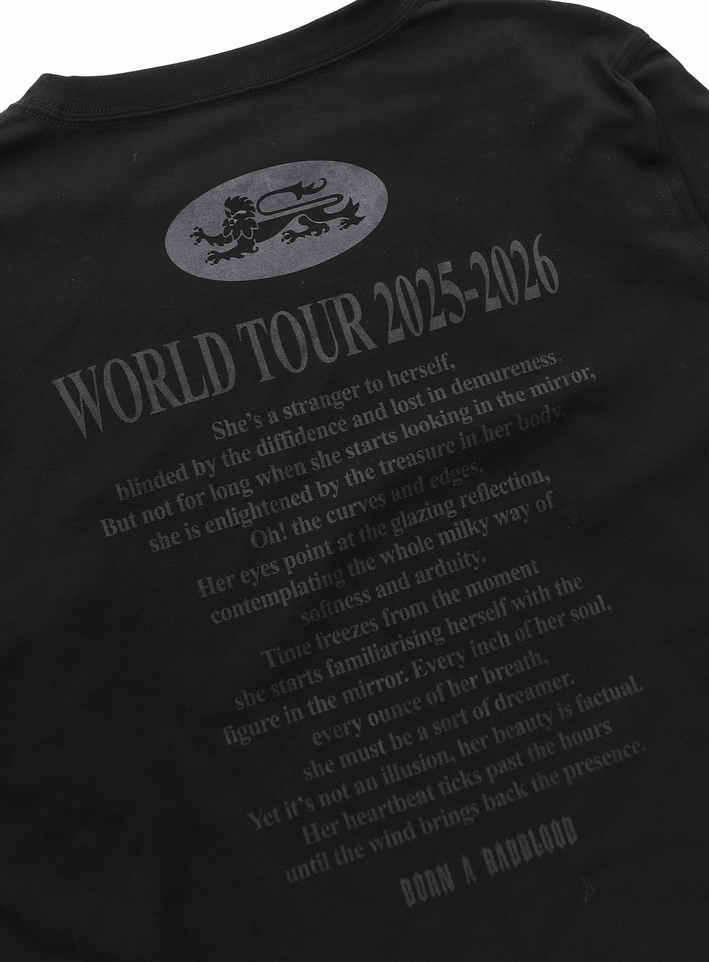 2025 World Tour Layered Long Sleeve - Black/Striped