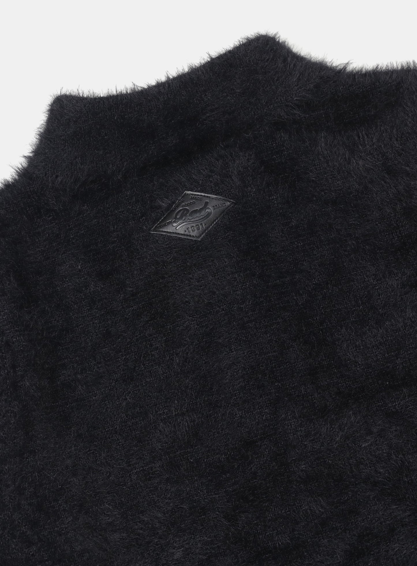 BS Mohair Polo Sweater - Black