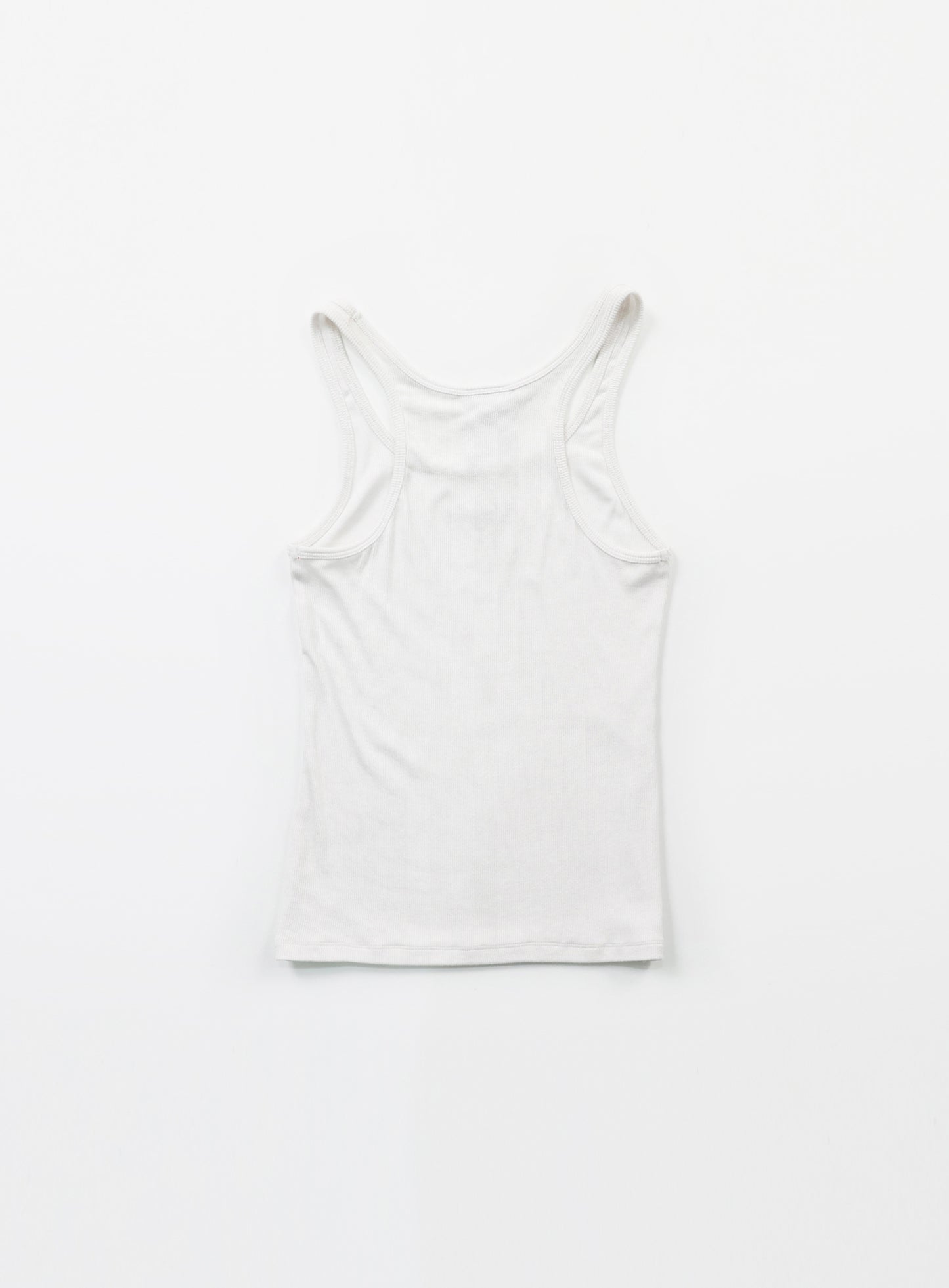 Classic Logo Basic Tank - White