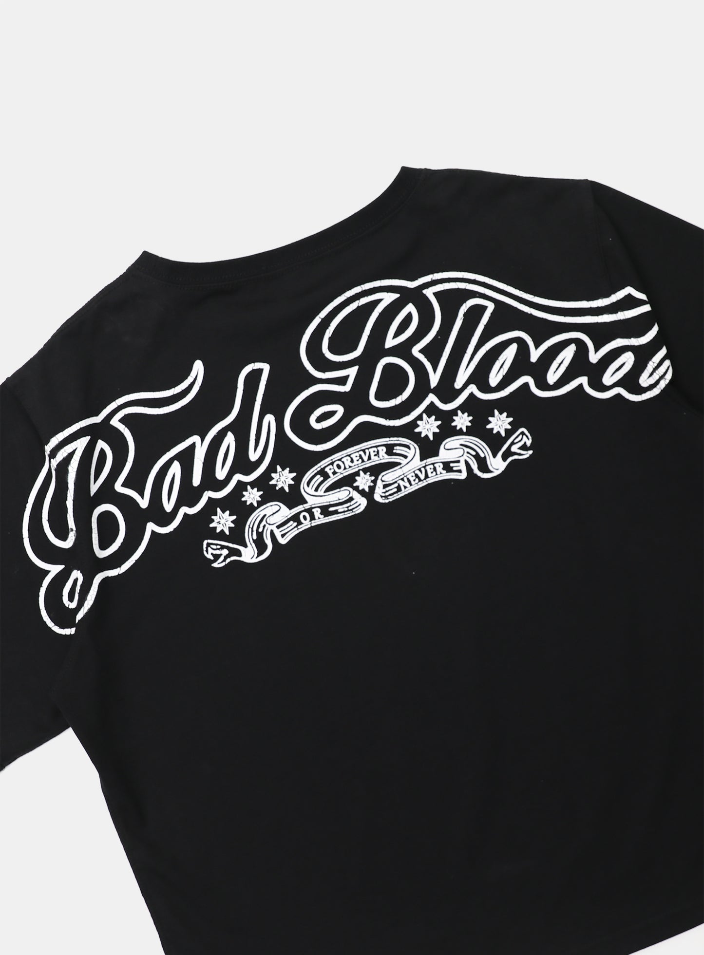 Mystic 1/2 Print T-Shirt Slim Fit - Black