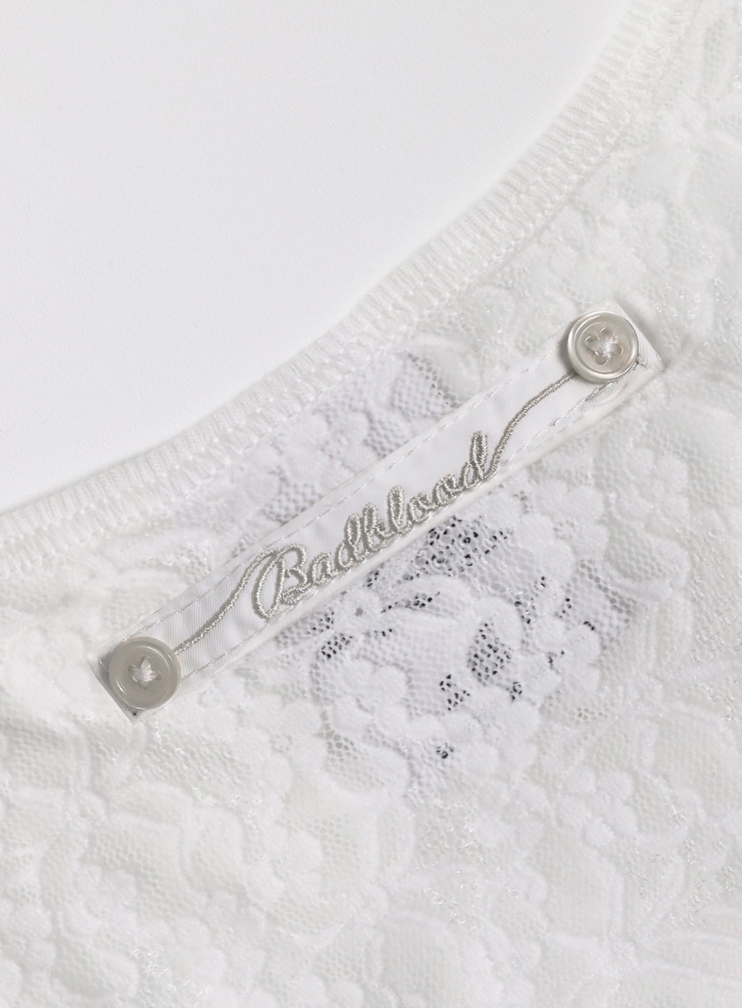 Selena Lace Tank Top - White