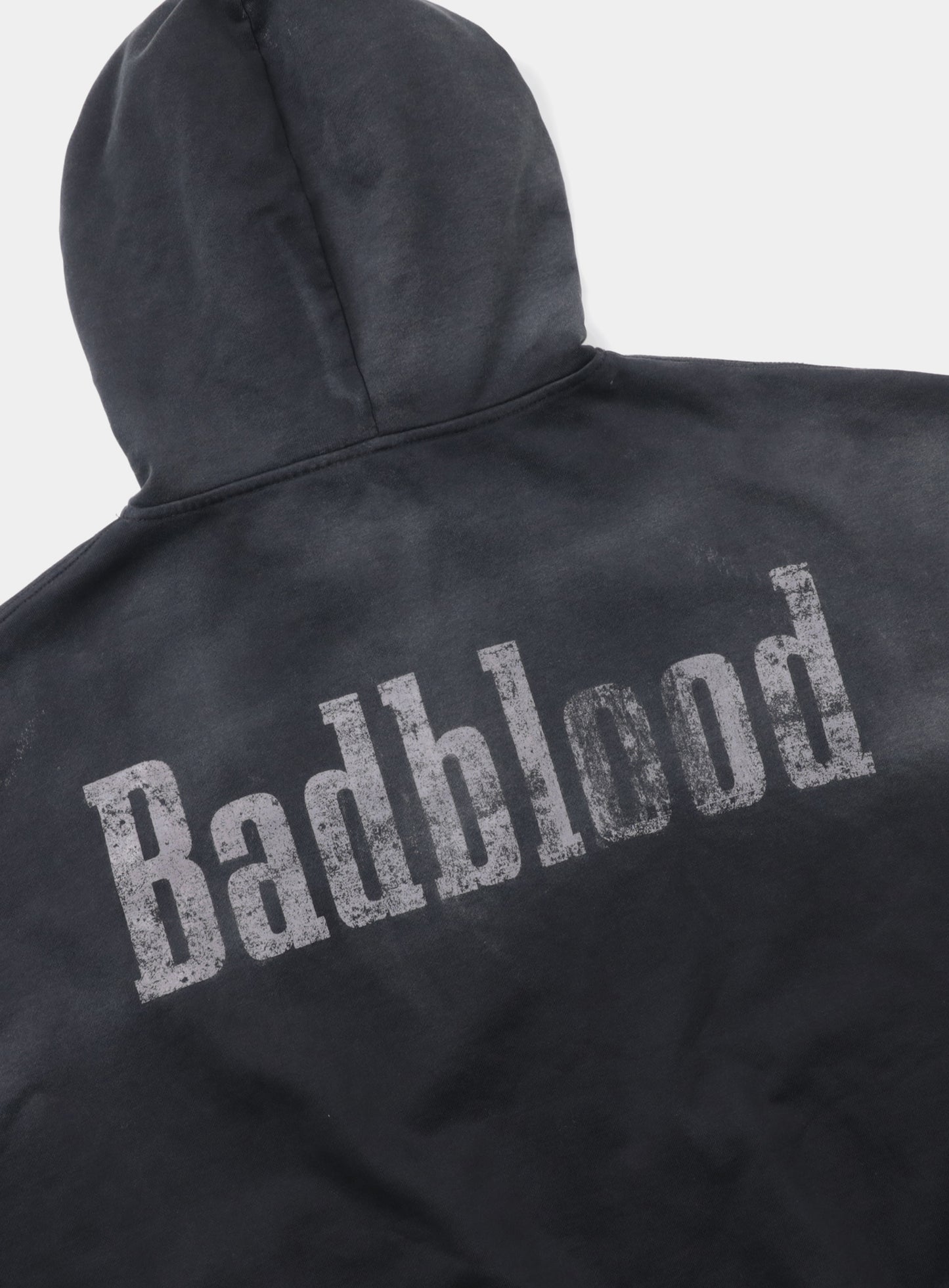 Sun Faded 2 Hooded Zip-Up - Black
