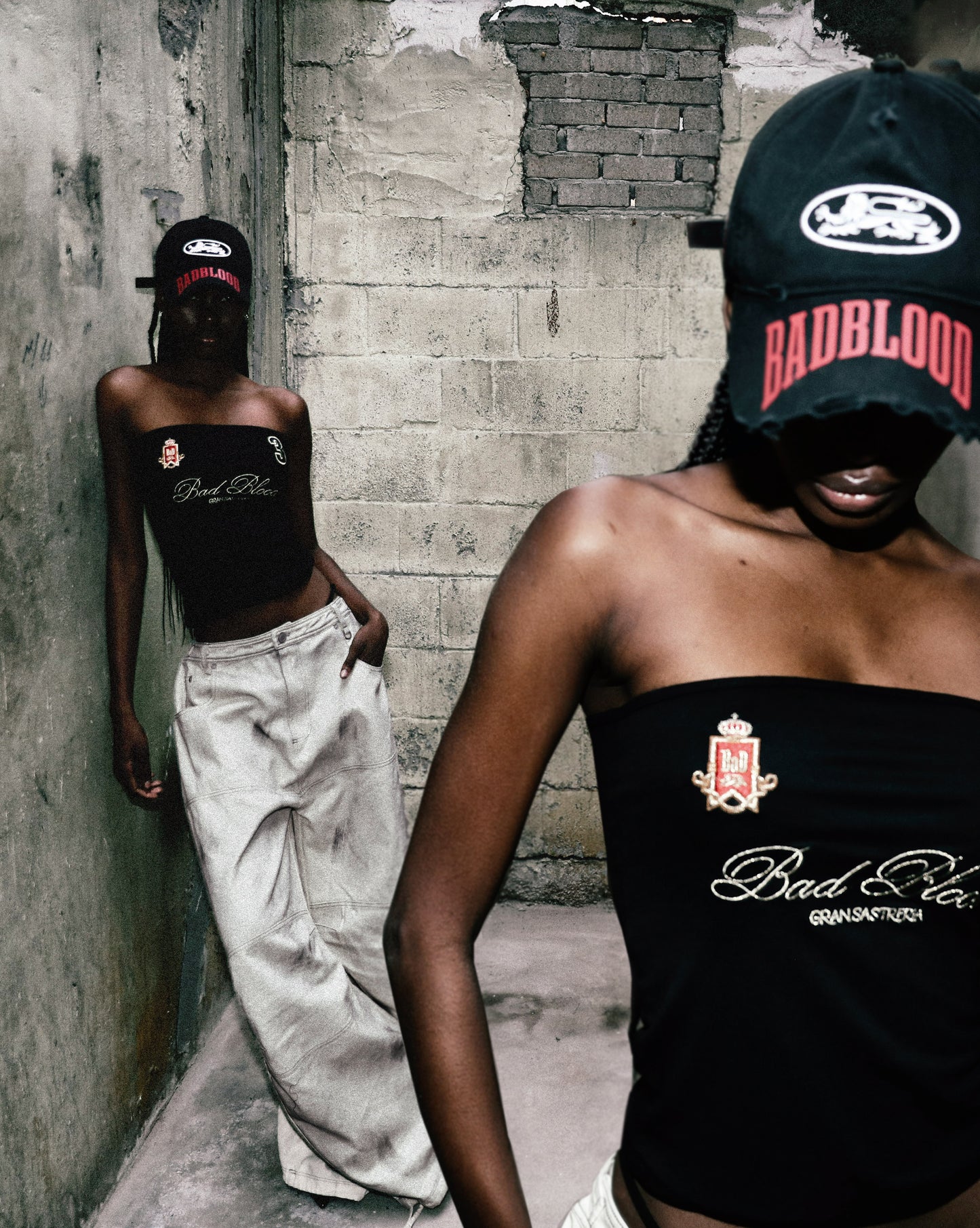 Classic Logo Tube Top - Black