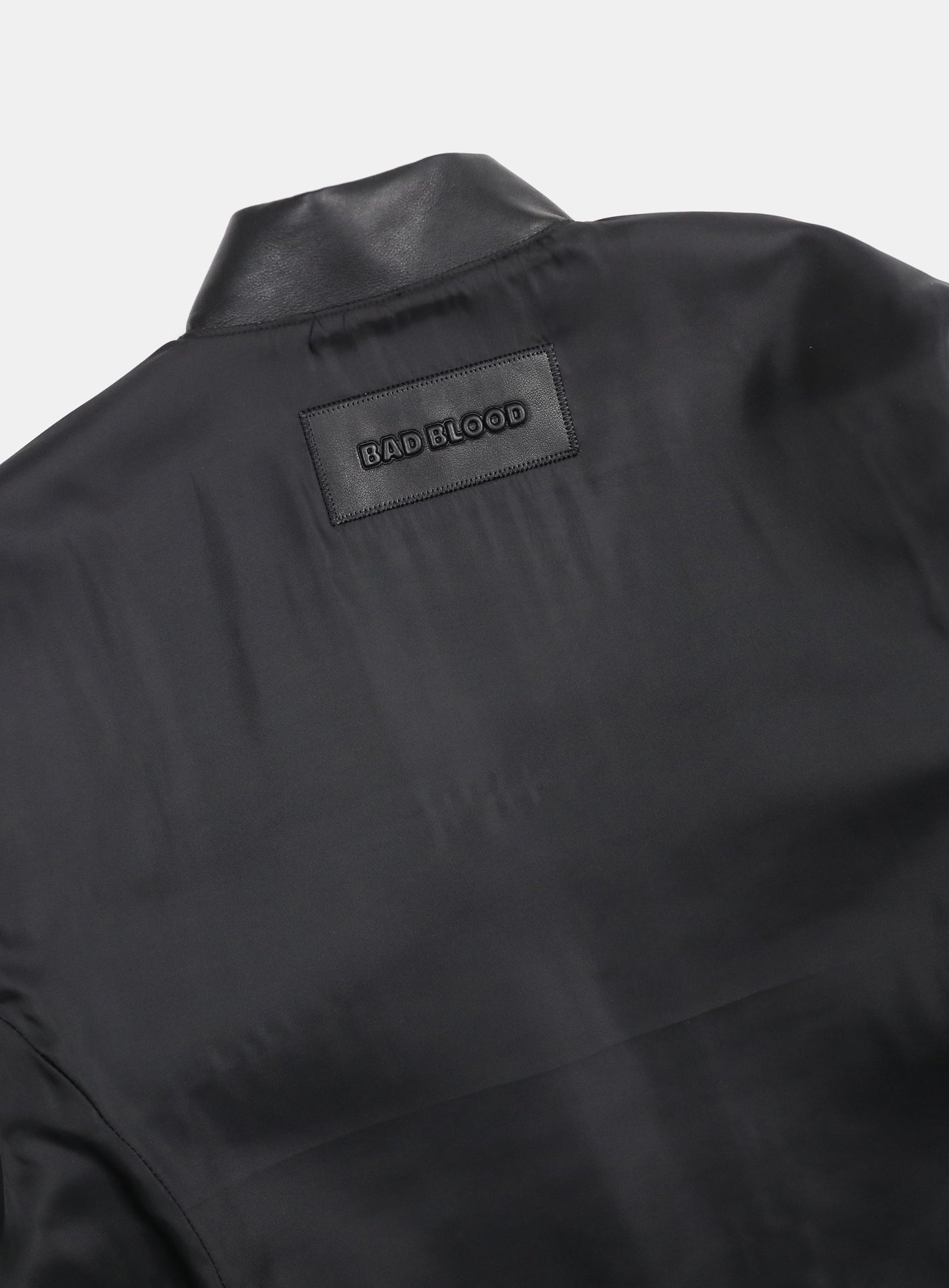 ICN Reversible Leather Jacket - Black