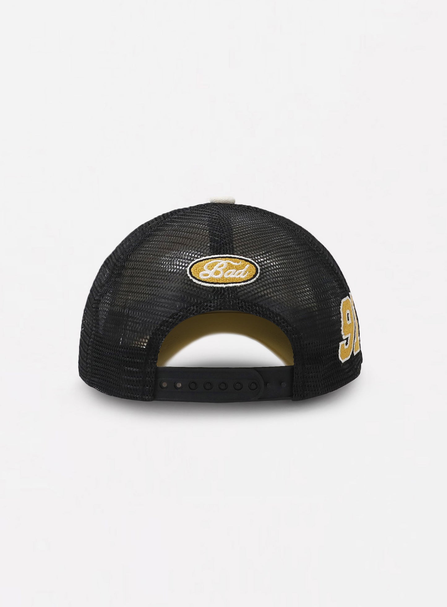 Cursive Logo Contrast Ball Cap - Mustard