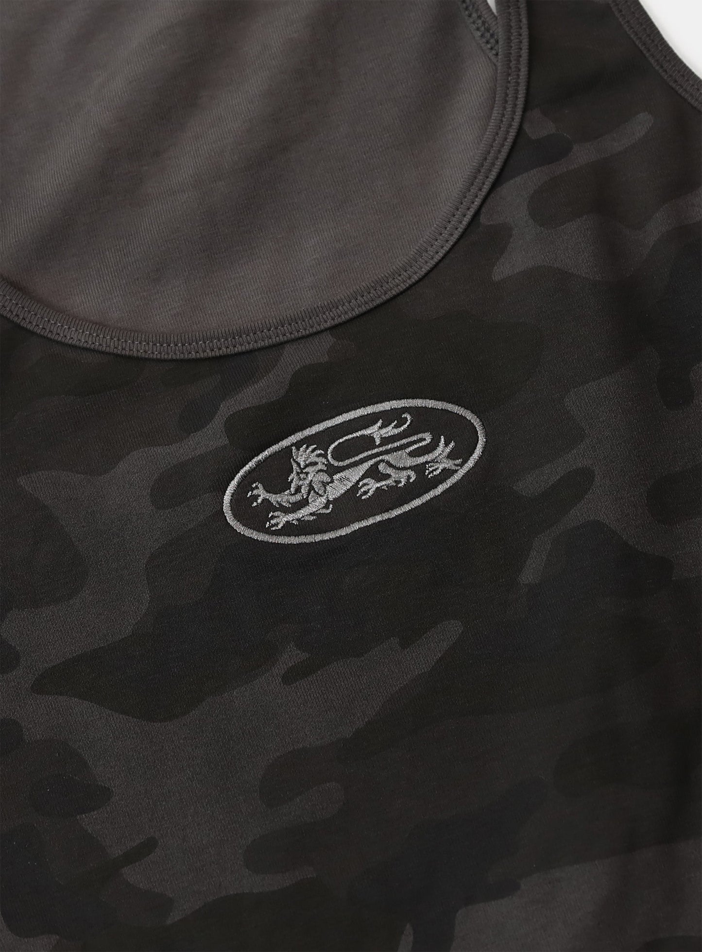 Mystic Tank Slim Fit - Black Camo