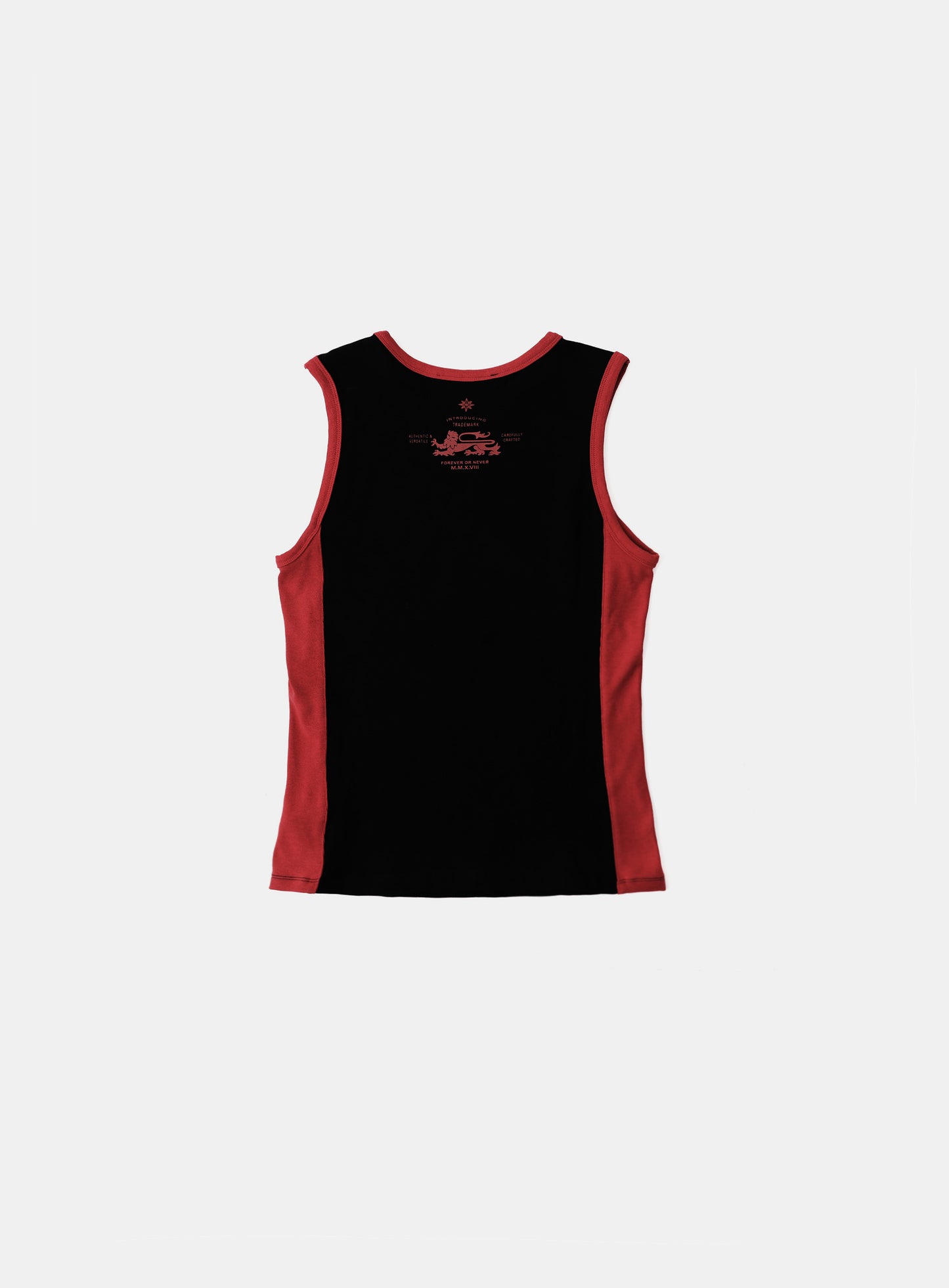 Workshop Shield Print Tank - Black/Red