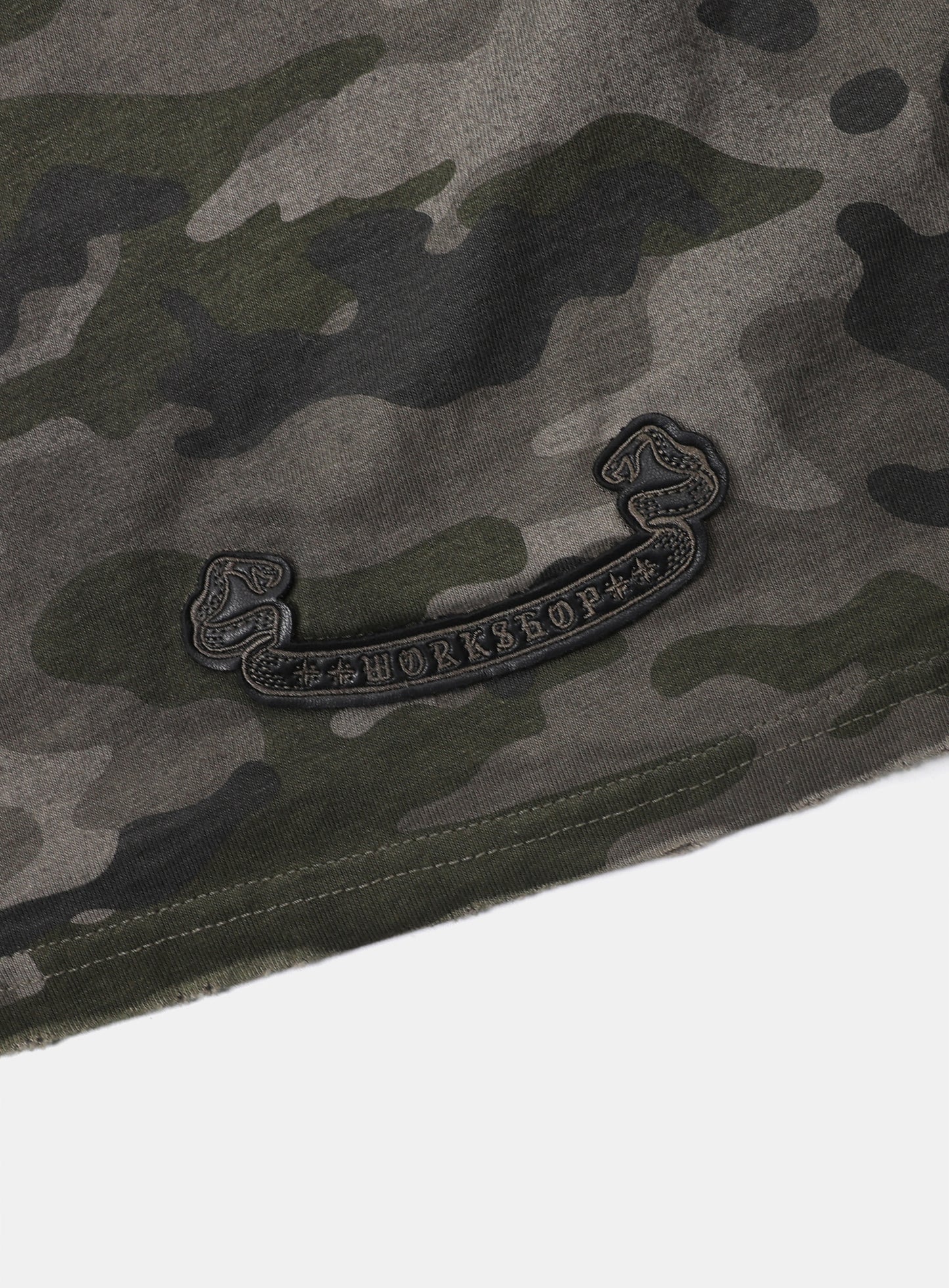 Cosmo Bad Patch Ringer Long Sleeve - Green Camo