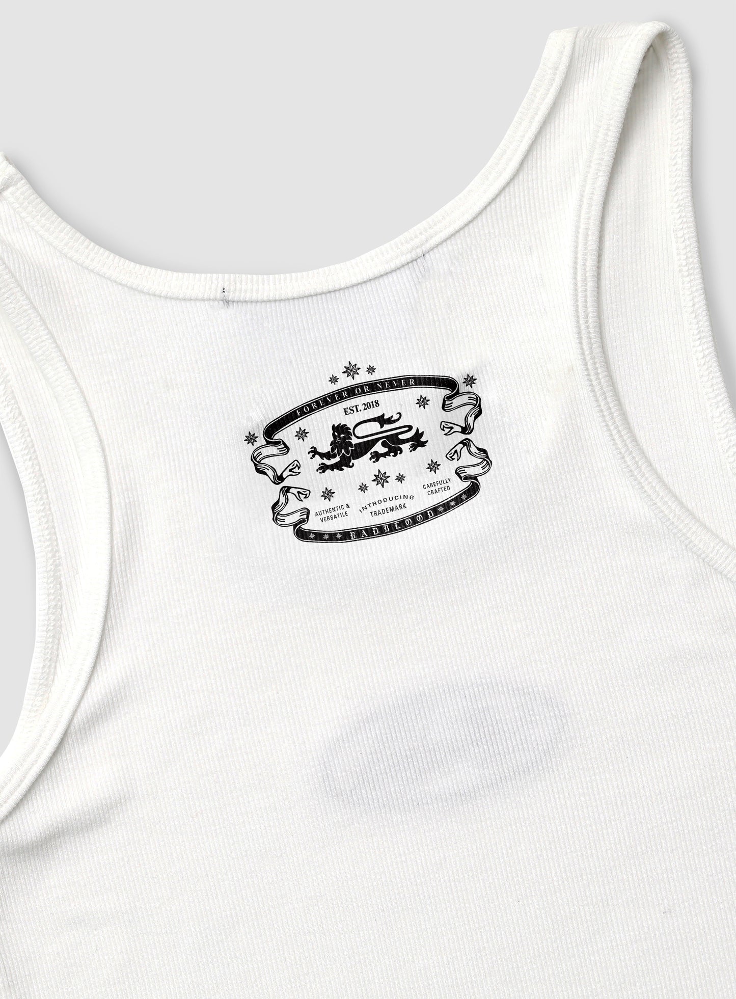 Mystic Tank Slim Fit - White