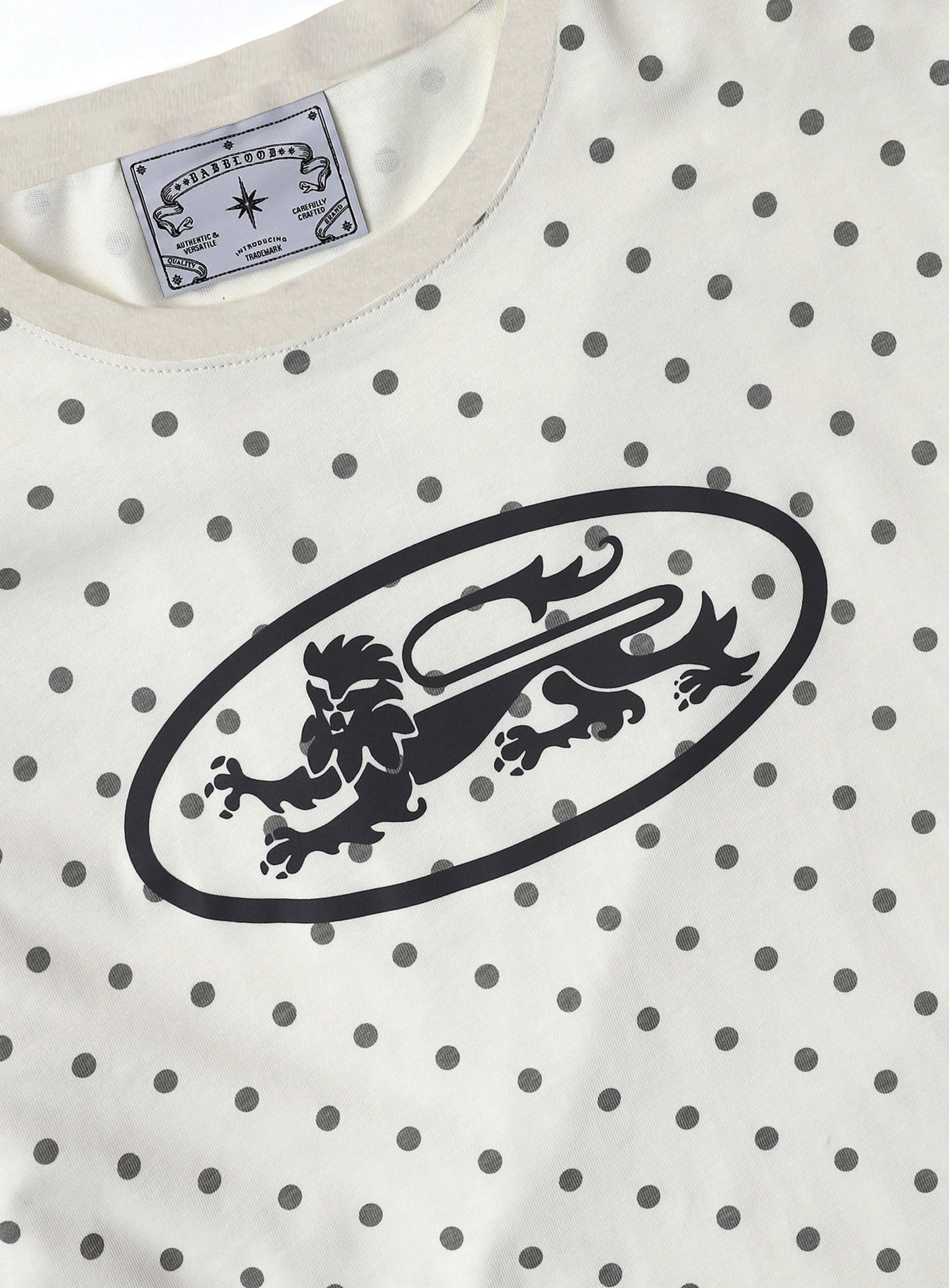 Mystic Basic Long Sleeve - Cream Dot