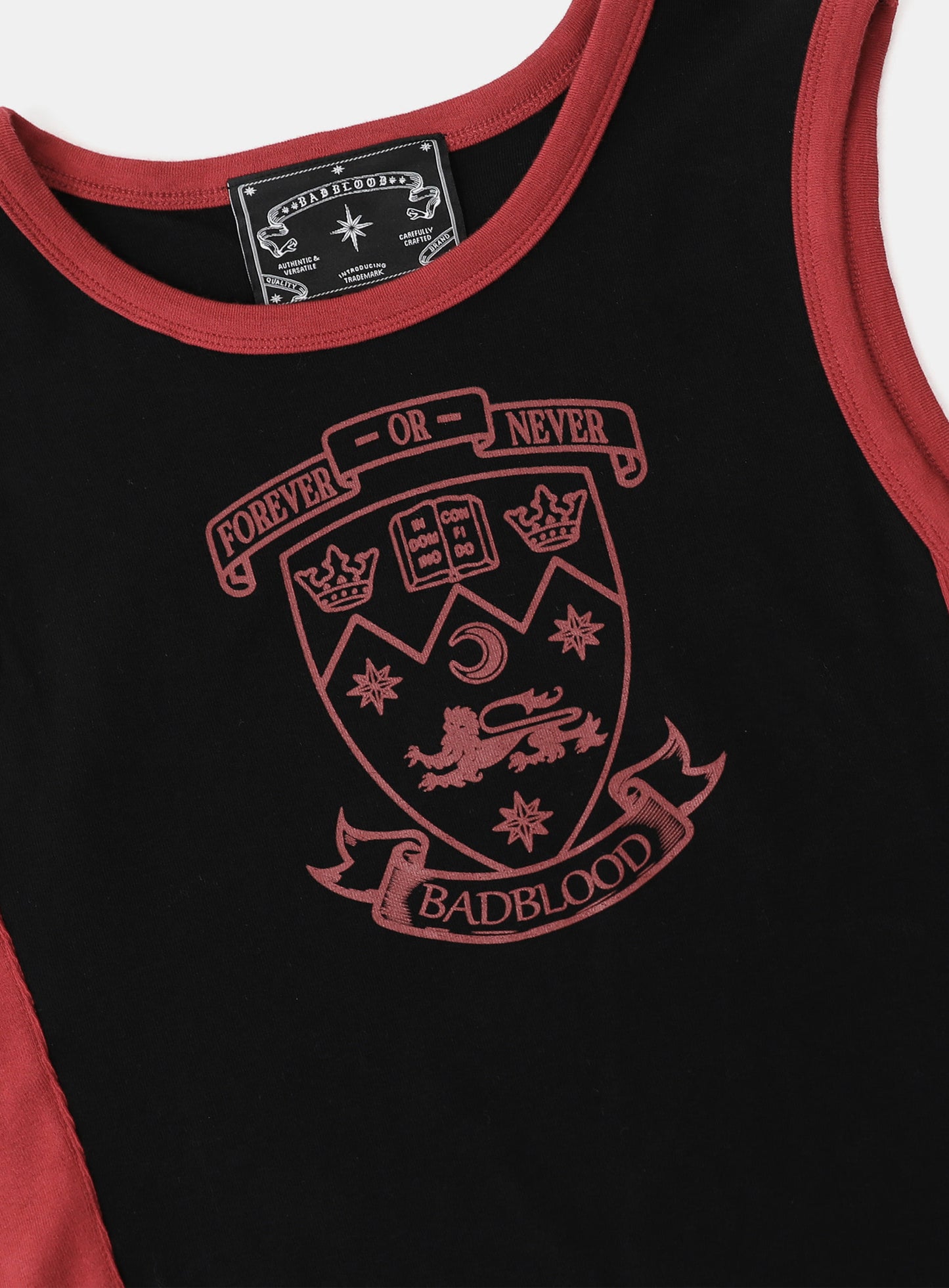 Workshop Shield Print Tank - Black/Red