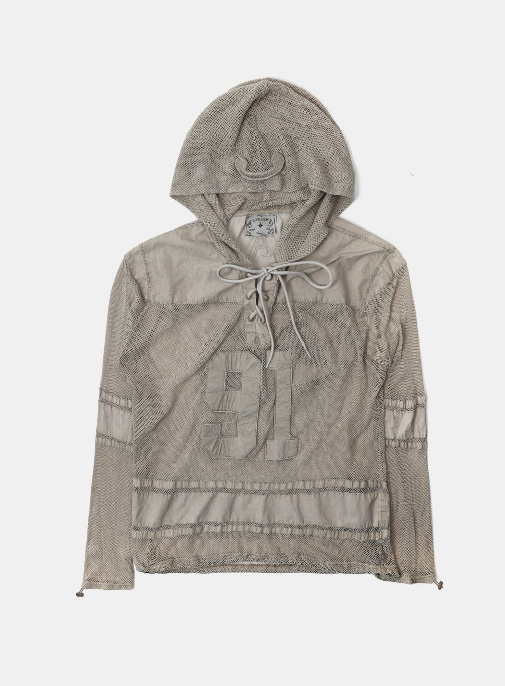 Pre-Order] 91 Rugby Crochet Hoodie - Sand – BADBLOOD TAIWAN