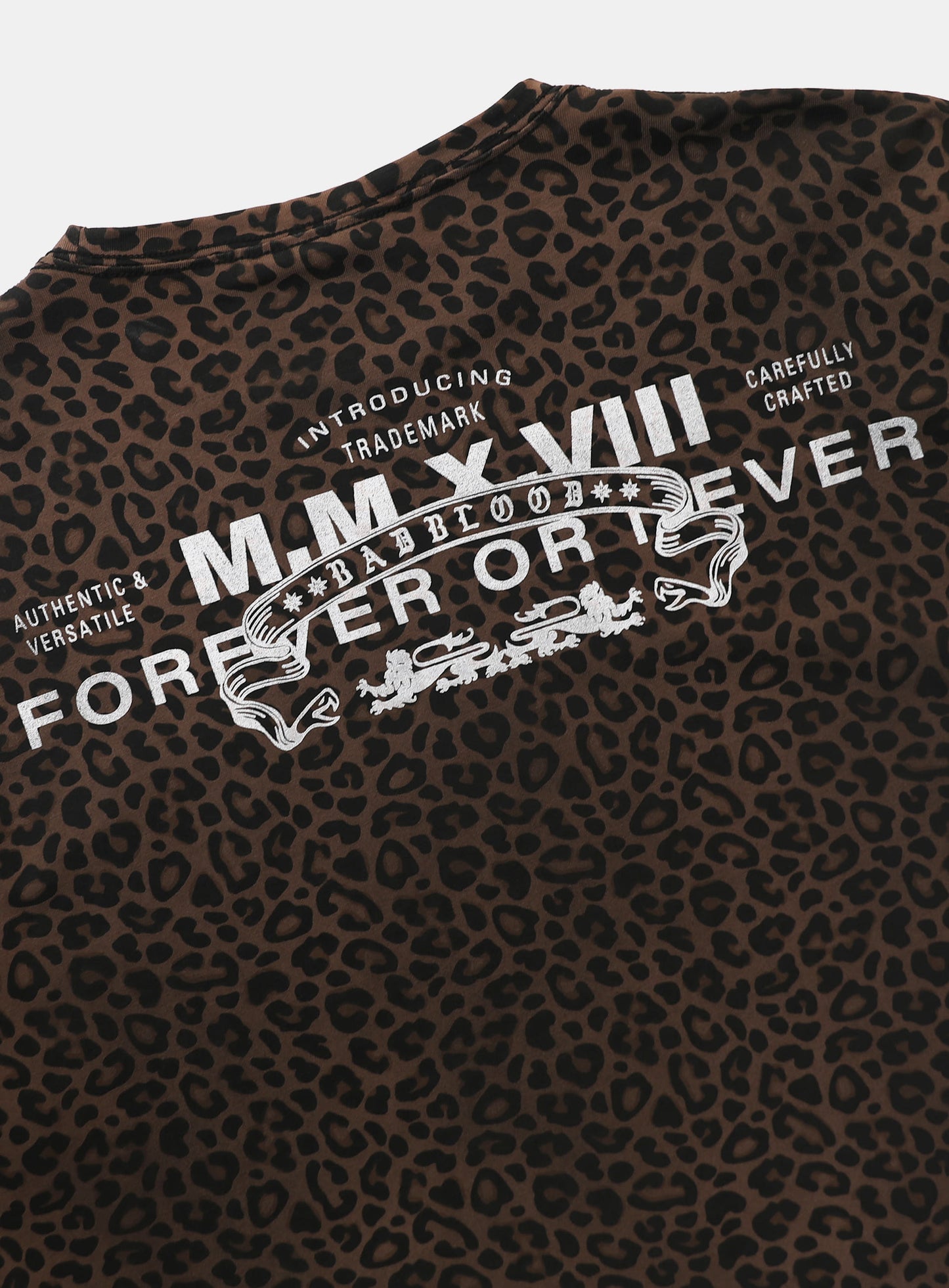 Viper Logo T-Shirt - Brown Leopard