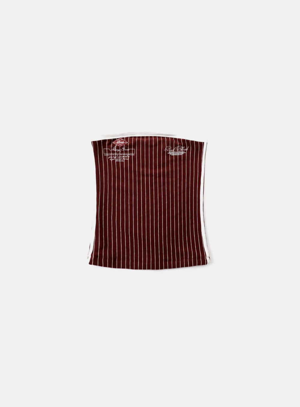 Classic Logo Stripe Tube Top - Wine