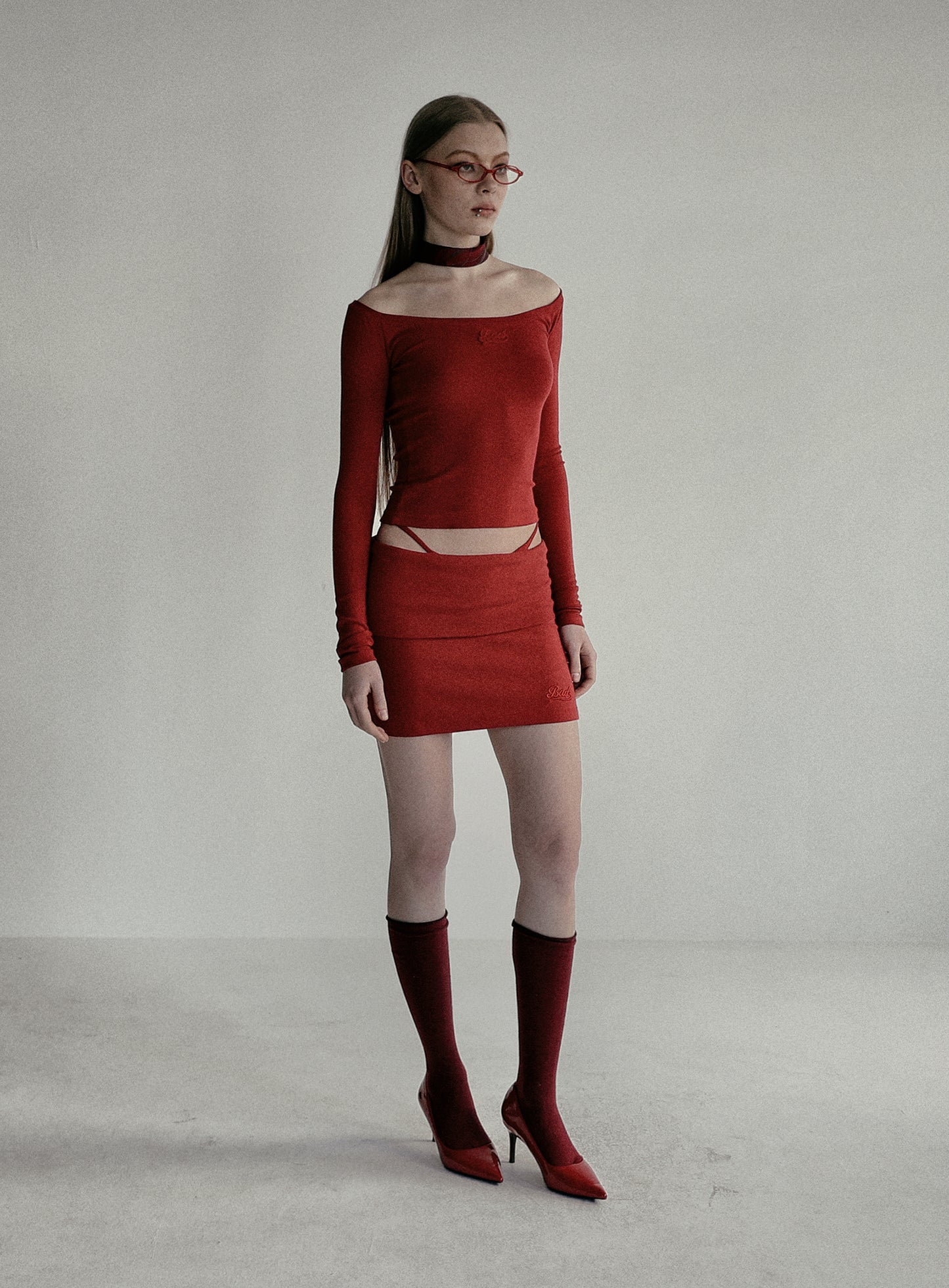 Beyond Soft Off-Shoulder Top - Carmine