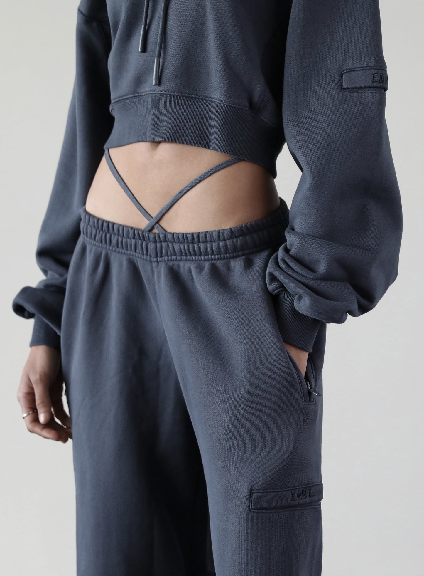 Super Wide 2 Way Jogger - Low Rise - Lake