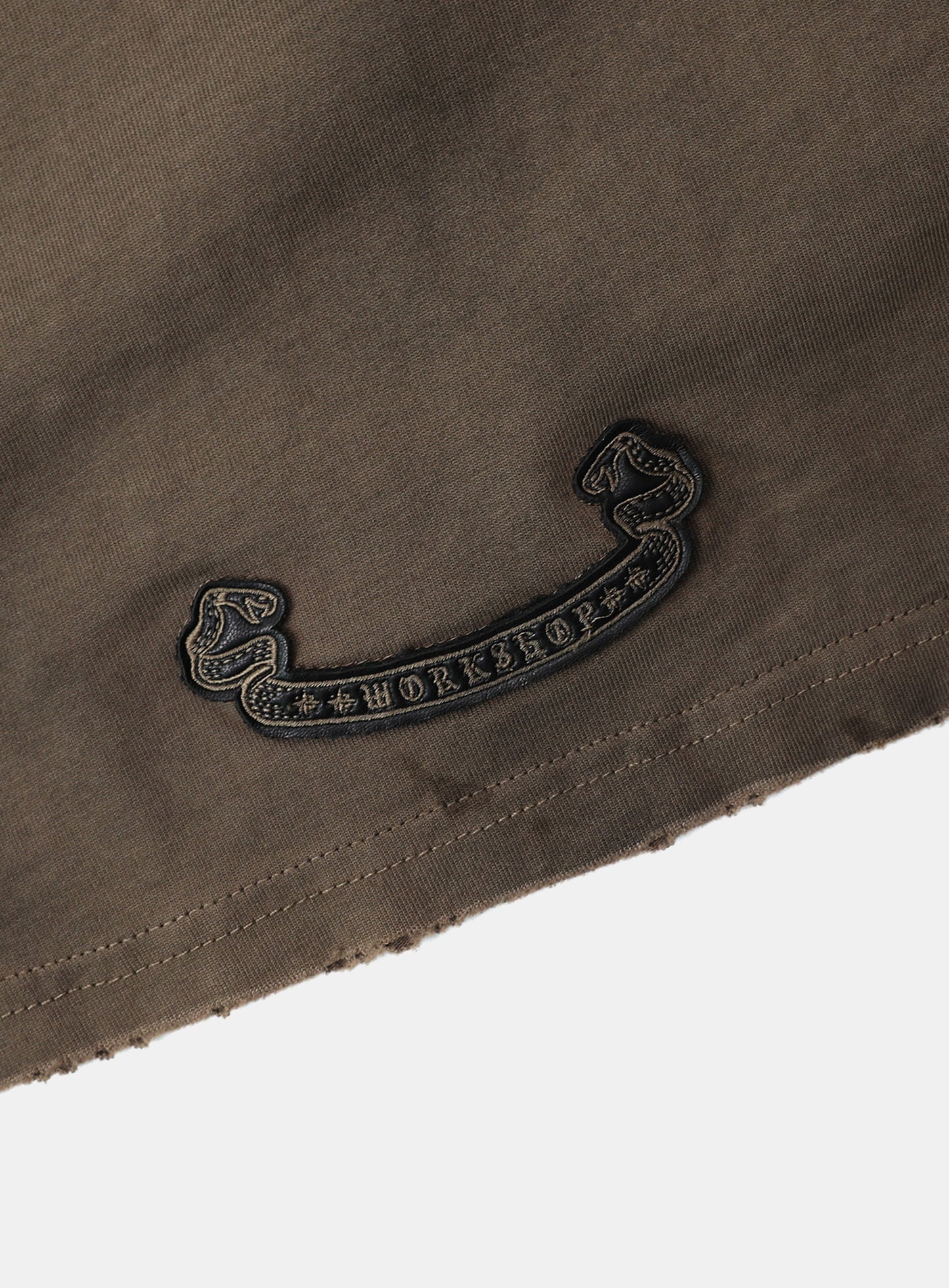 Cosmo Bad Patch Ringer Long Sleeve - Tobacco