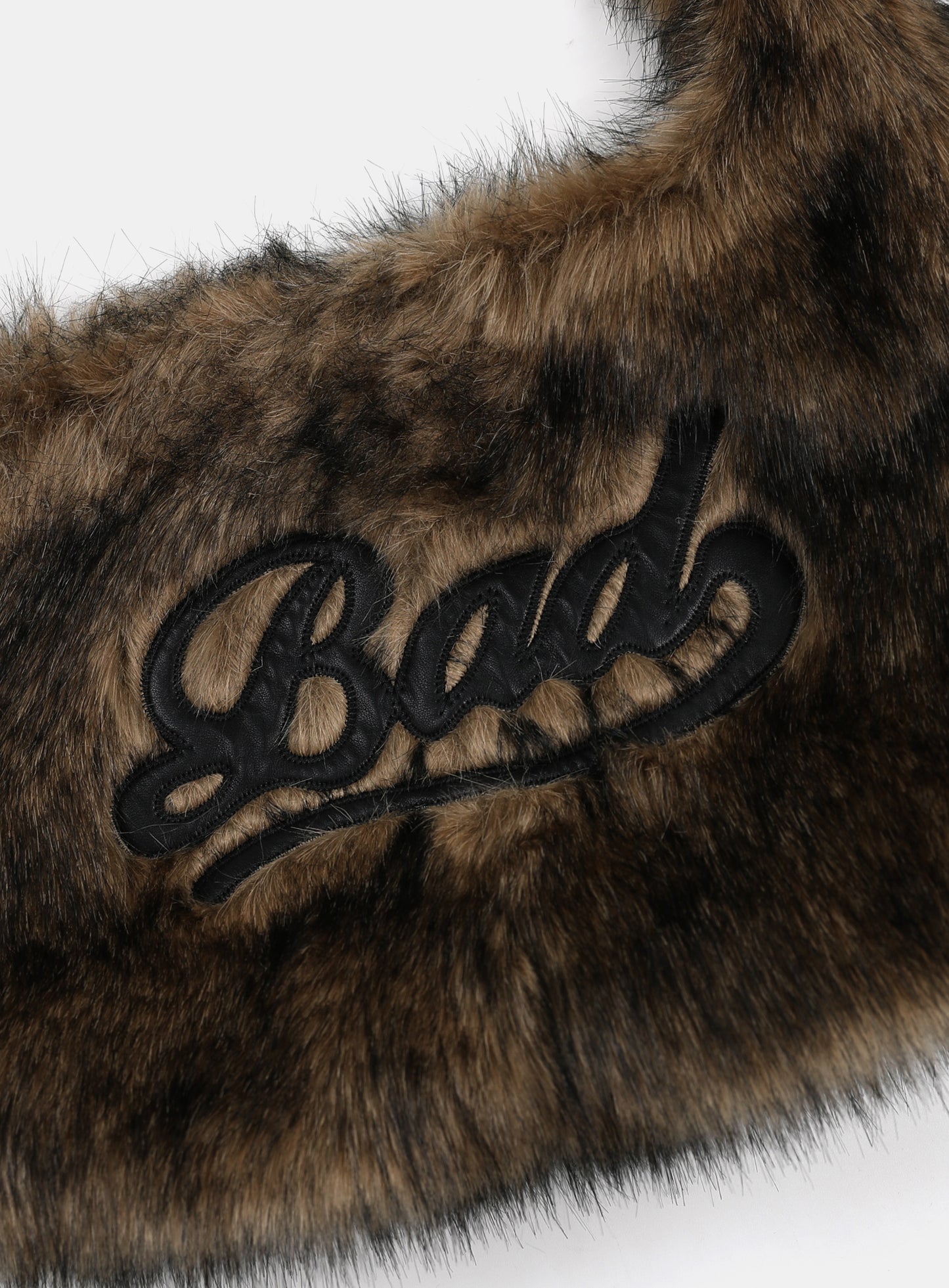 Naja Fur Shoulder Bag - Coyote