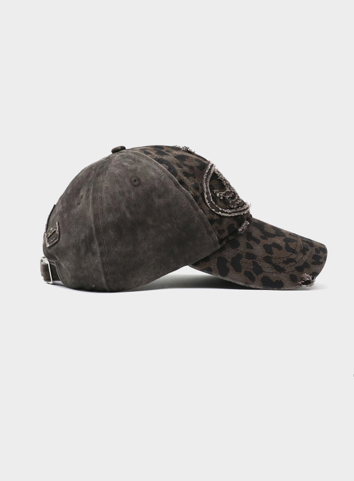 Mystic Big Patch Ball Cap - Dark Brown Leopard