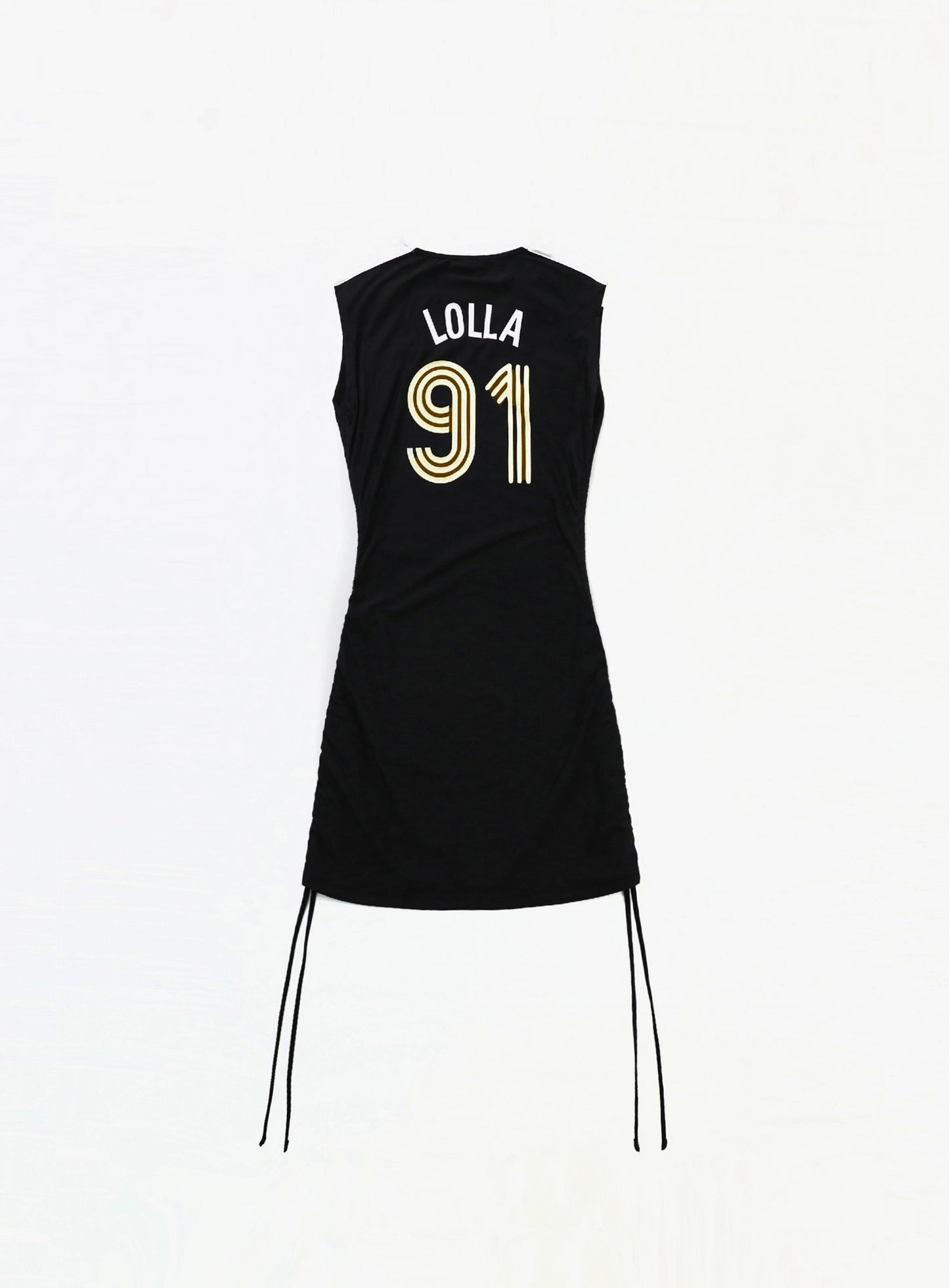 Vintage Club V-Neck Tank Dress - Black