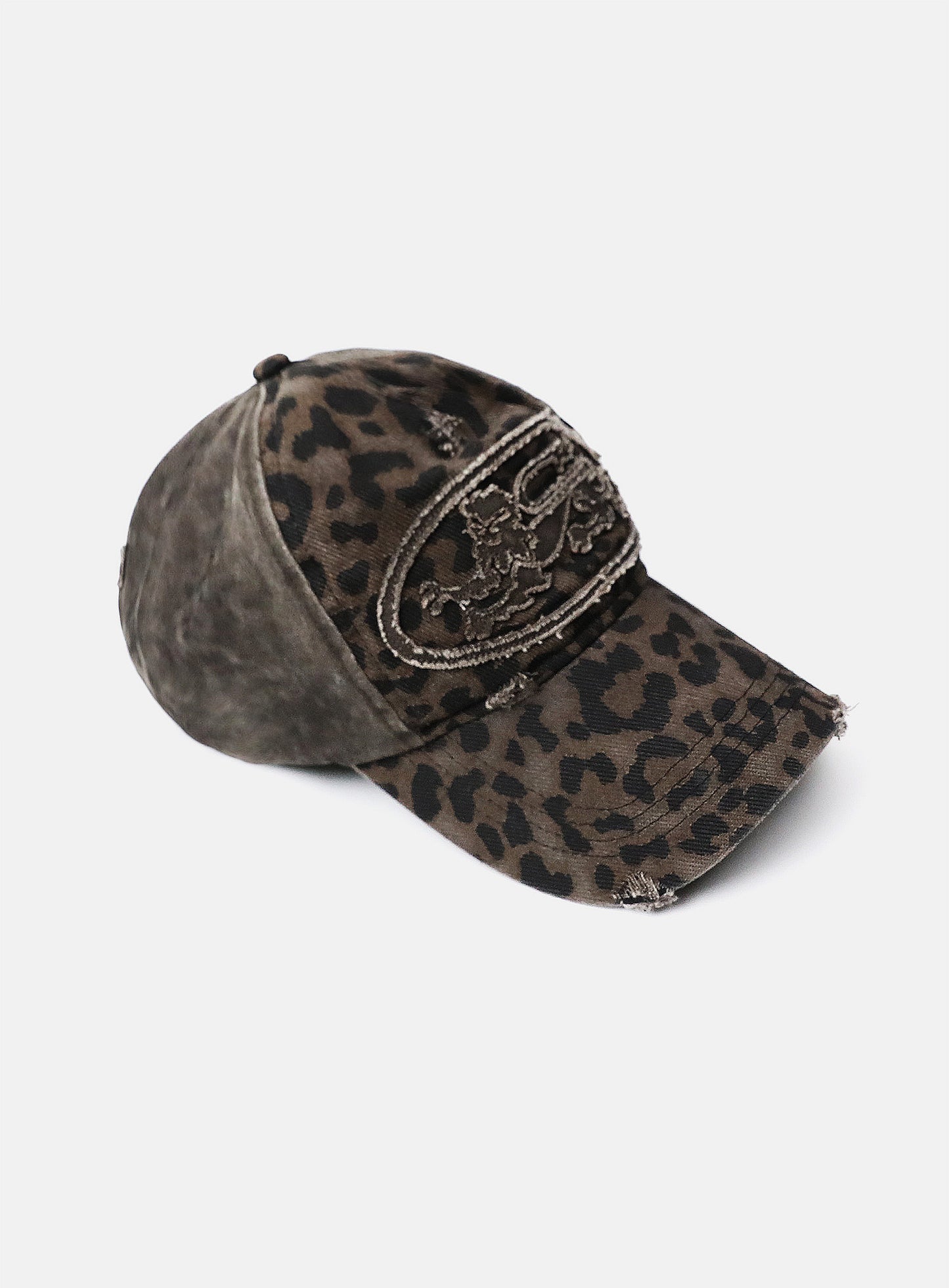 Mystic Big Patch Ball Cap - Dark Brown Leopard