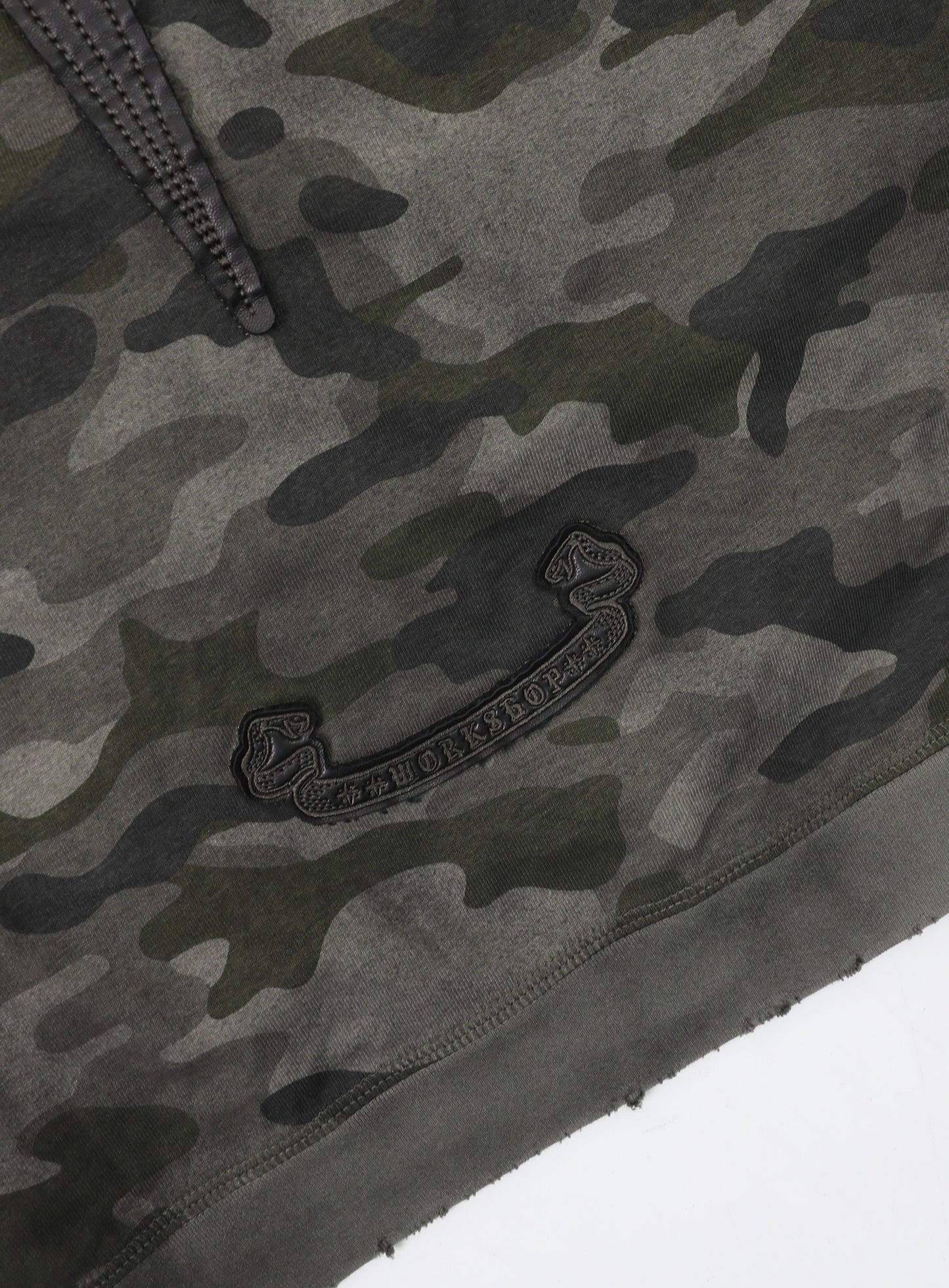 Cosmo Patch Hooded Long Sleeve - Green Camo