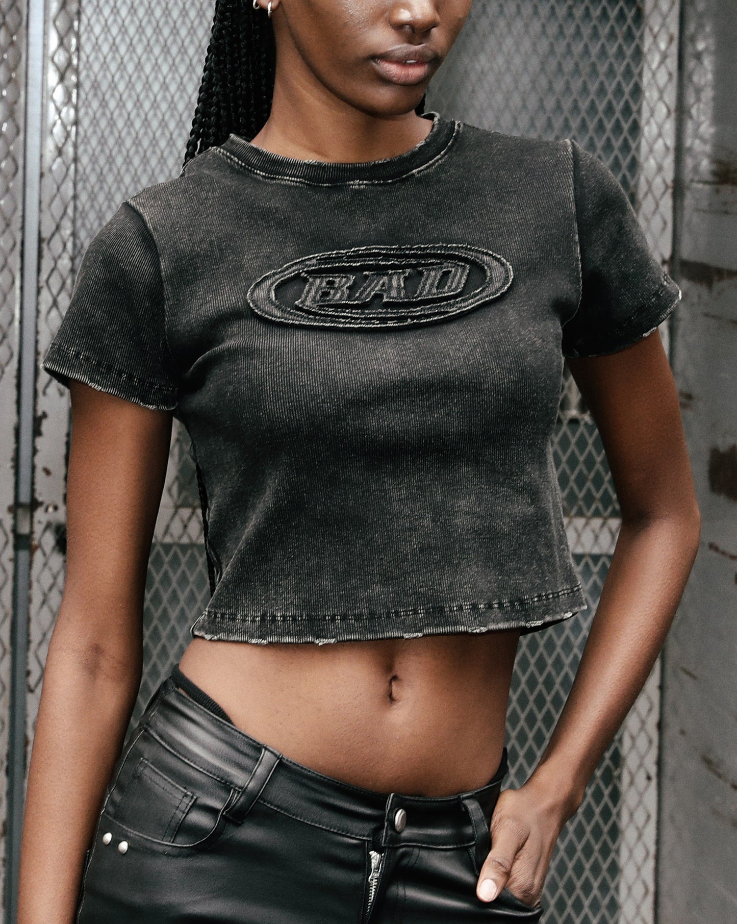 Squad 1/2 Muscle Tee - Black
