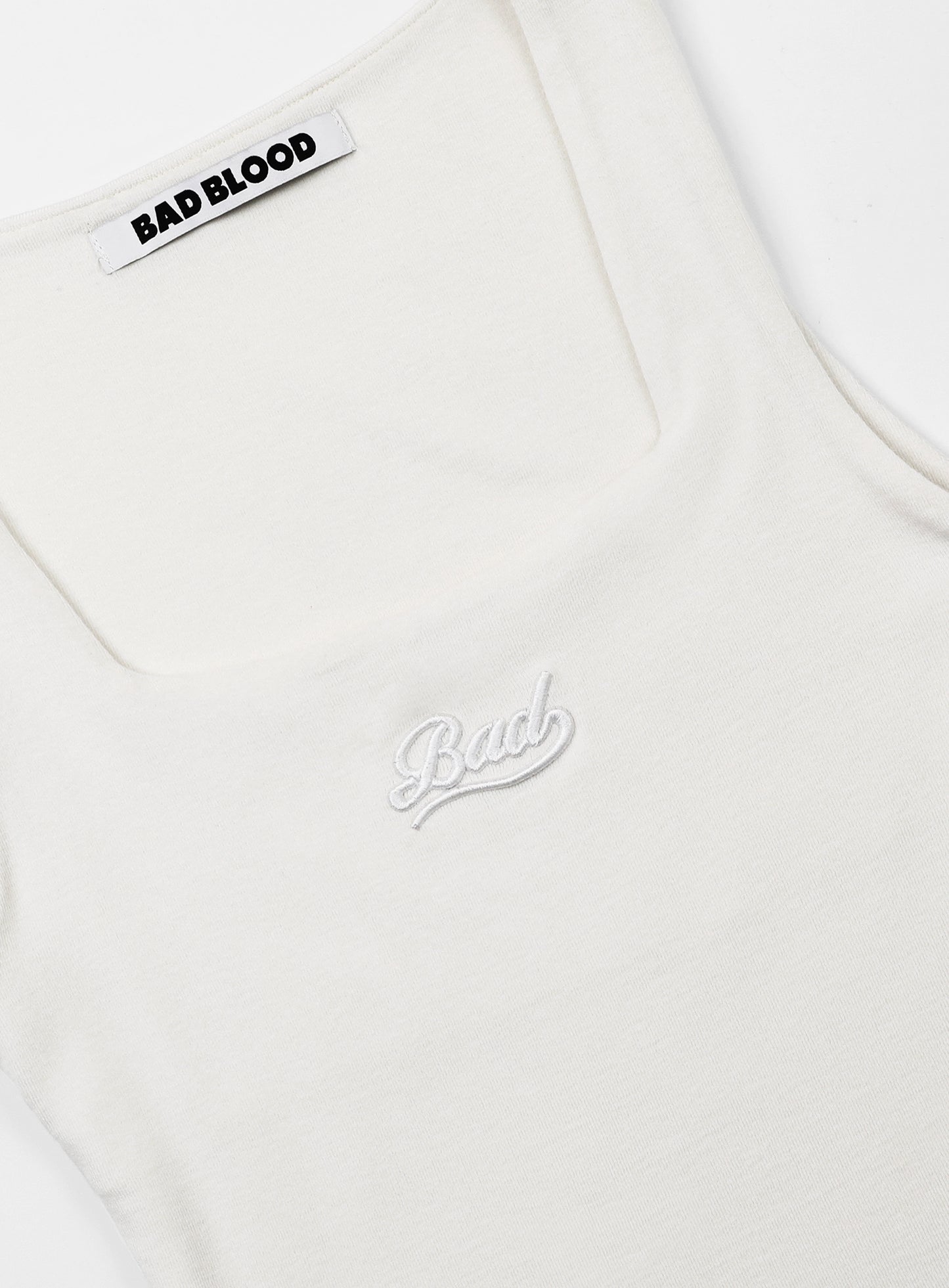 Beyond Soft Square Neck Tank - Cream