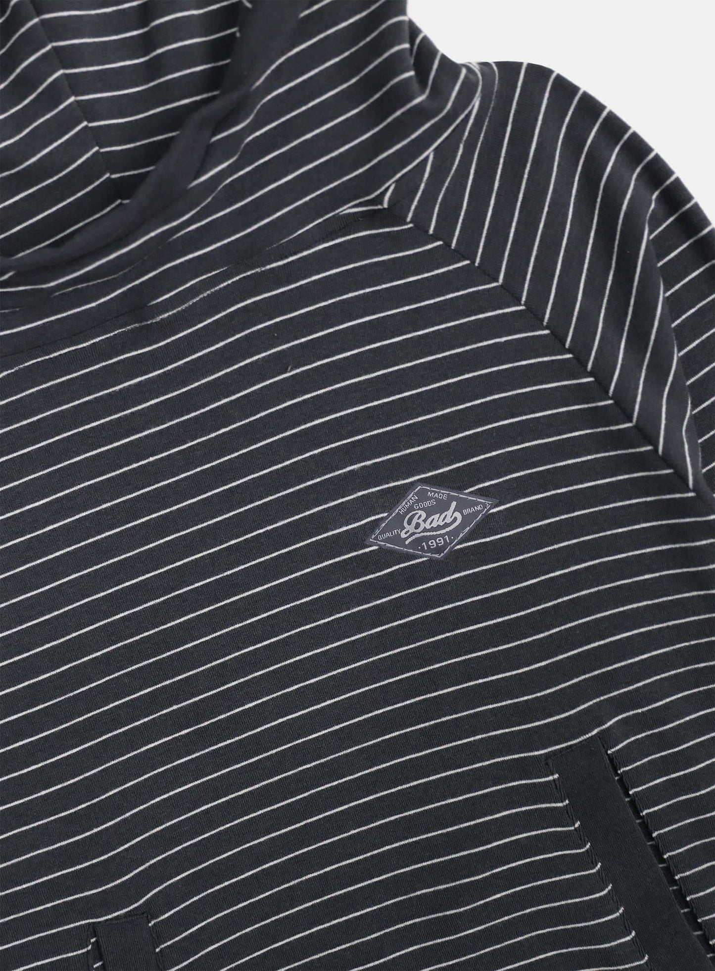 Beyond Soft Hood Slim Fit - Stripe Charcoal