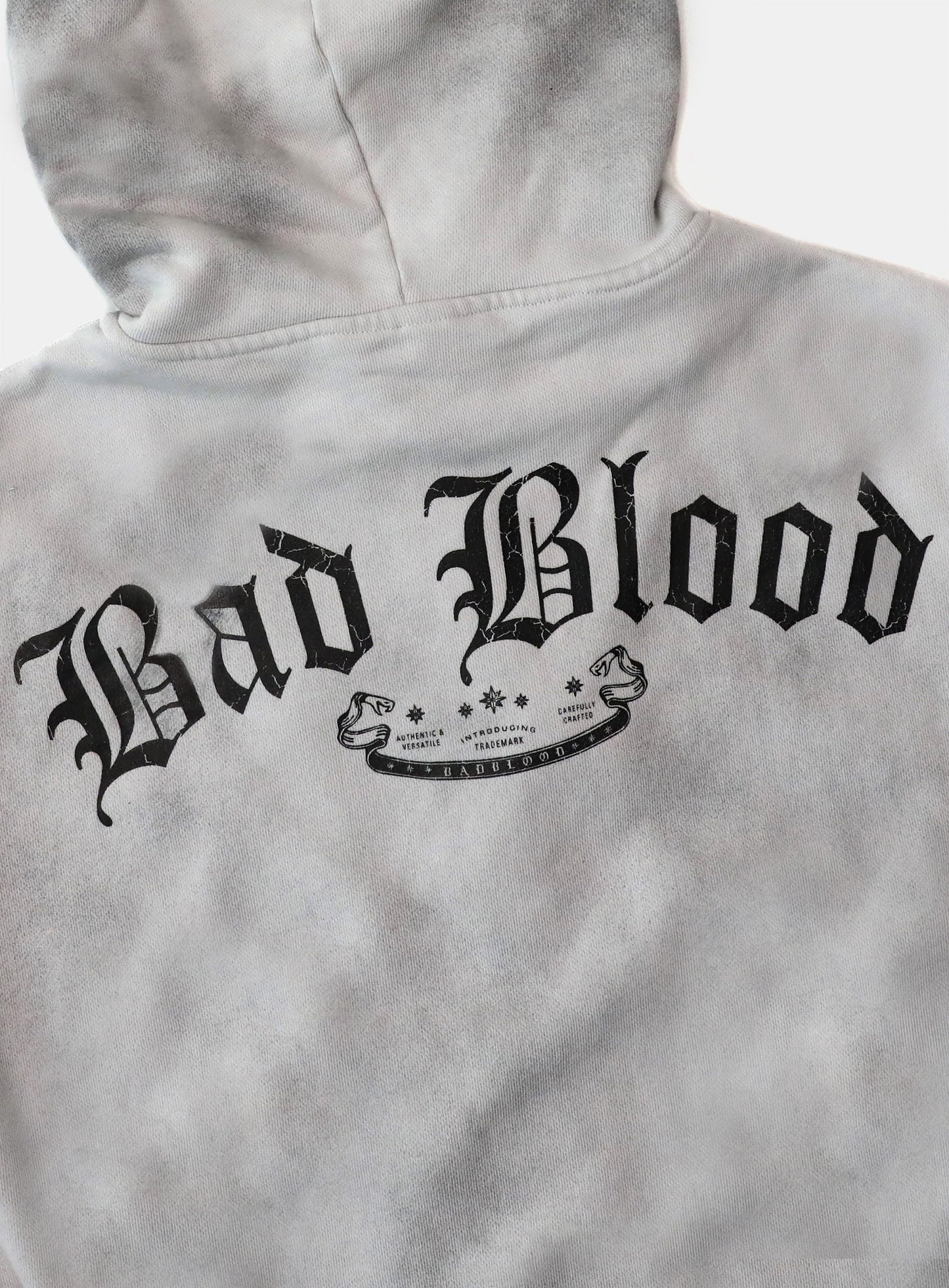 Mystic Patch Sleeveless Hooded Zip-Up - Washed White